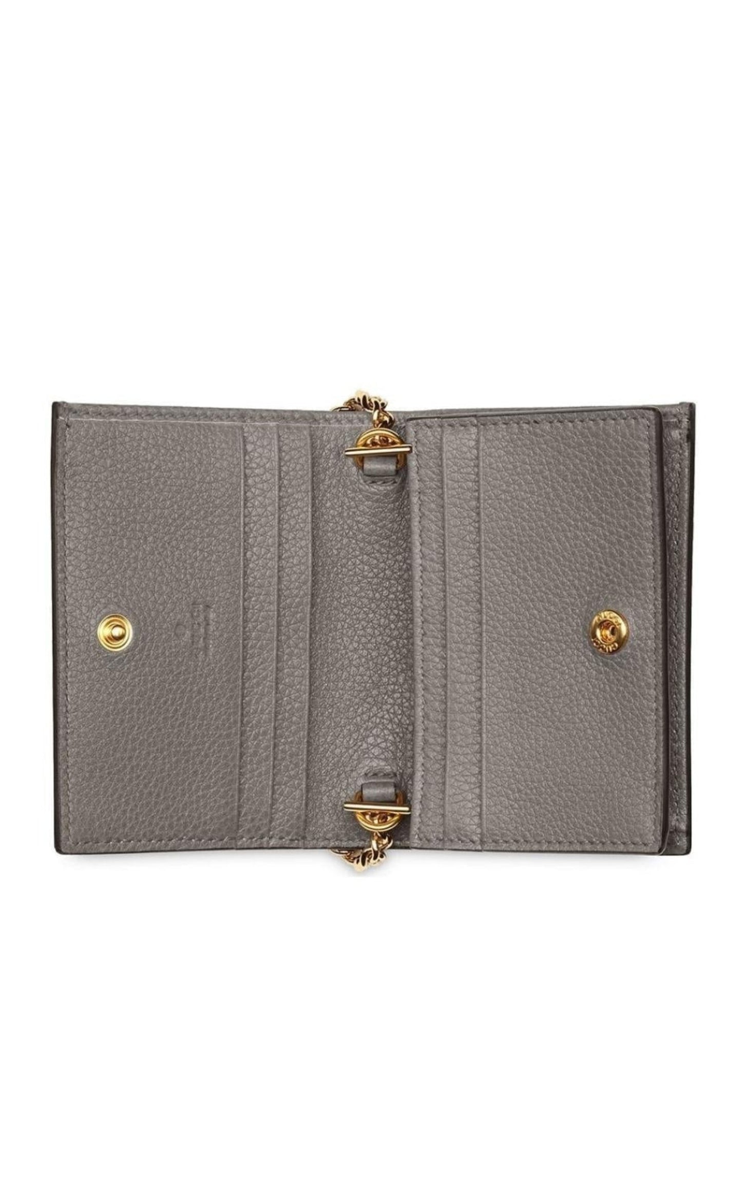 Gray Zumi Grainy Card Case Wallet