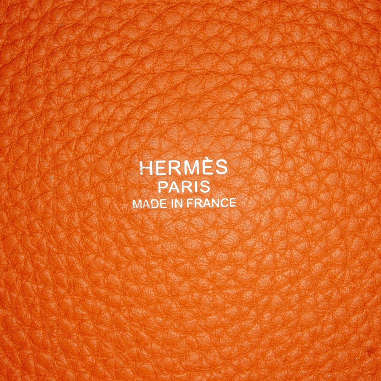 Hermès Picotin Lock 26 Orange Clemence Palladium