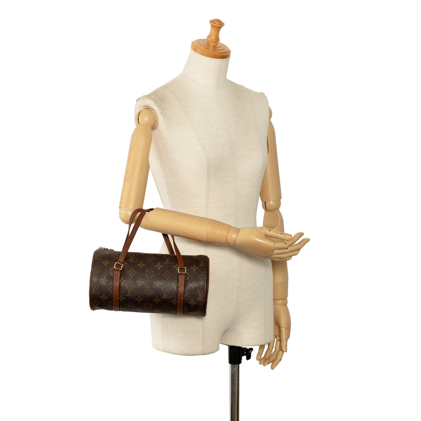 Brown Louis Vuitton Monogram Papillon 26 Handbag