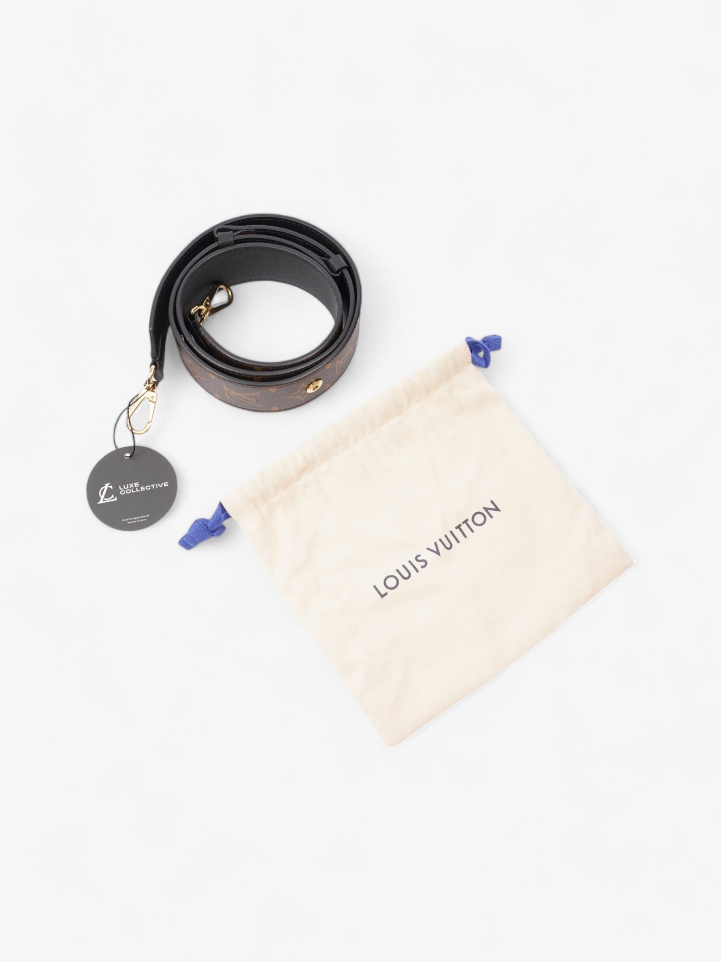 Louis Vuitton Bandouliere Strap Monogram / Gold / Black Canvas