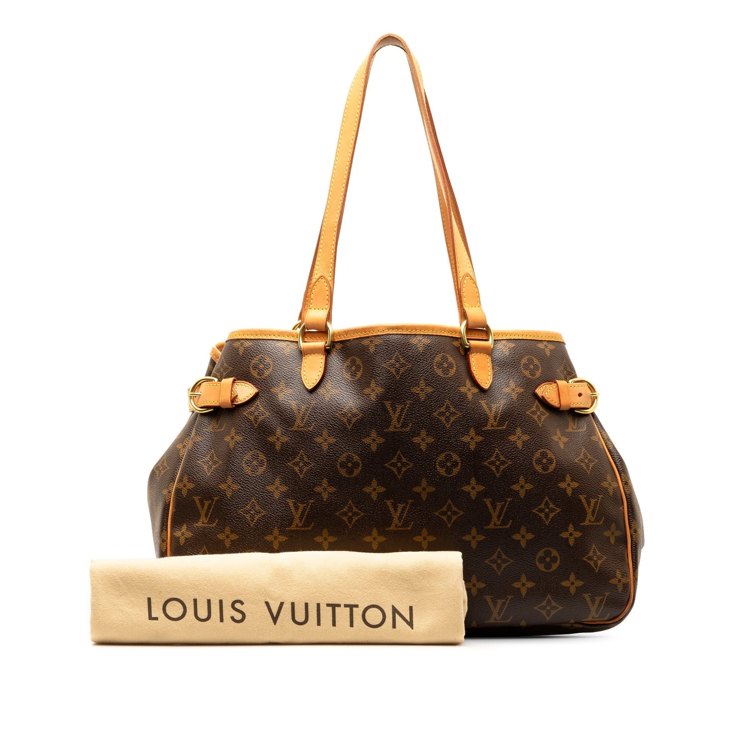 Brown Louis Vuitton Monogram Batignolles Horizontal Tote Bag
