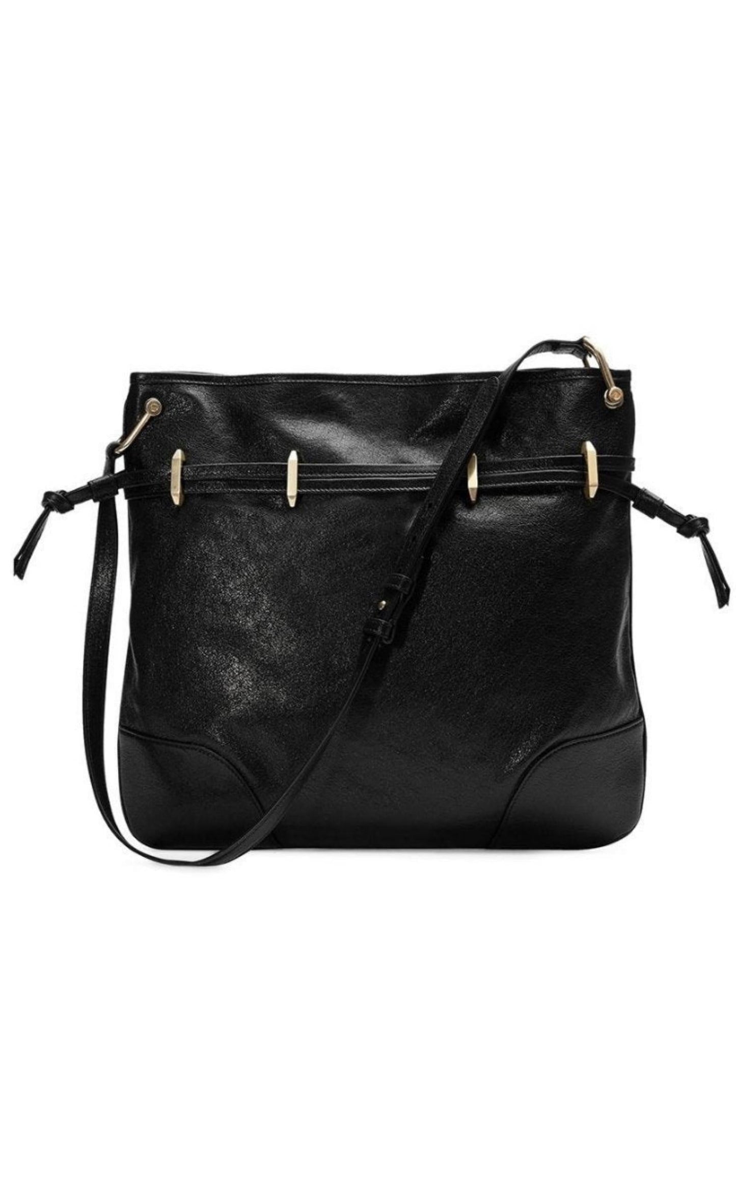 Horsebit Messenger Leather Bag