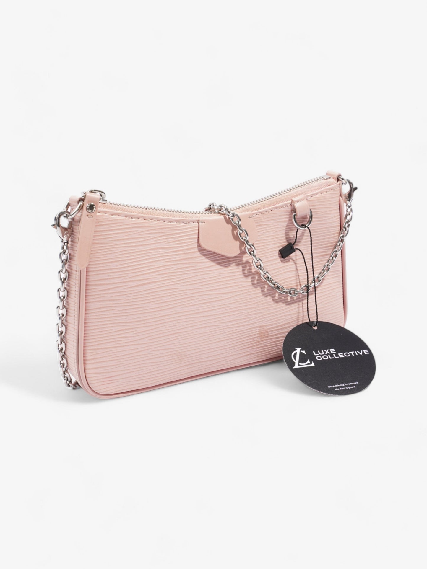 Louis Vuitton Easy Pouch On Strap Rose Ballerine Epi Leather