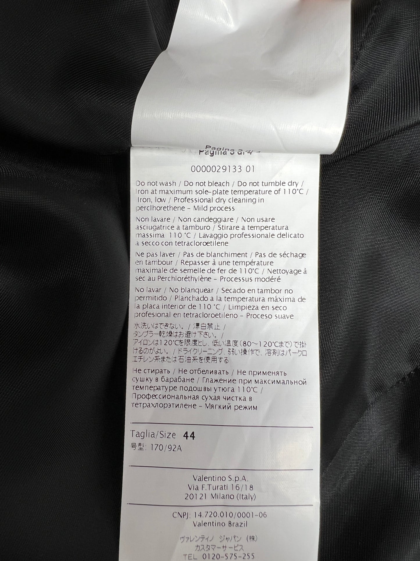 SHORT-SLEEVE DOUBLE-BREASTED CAPE