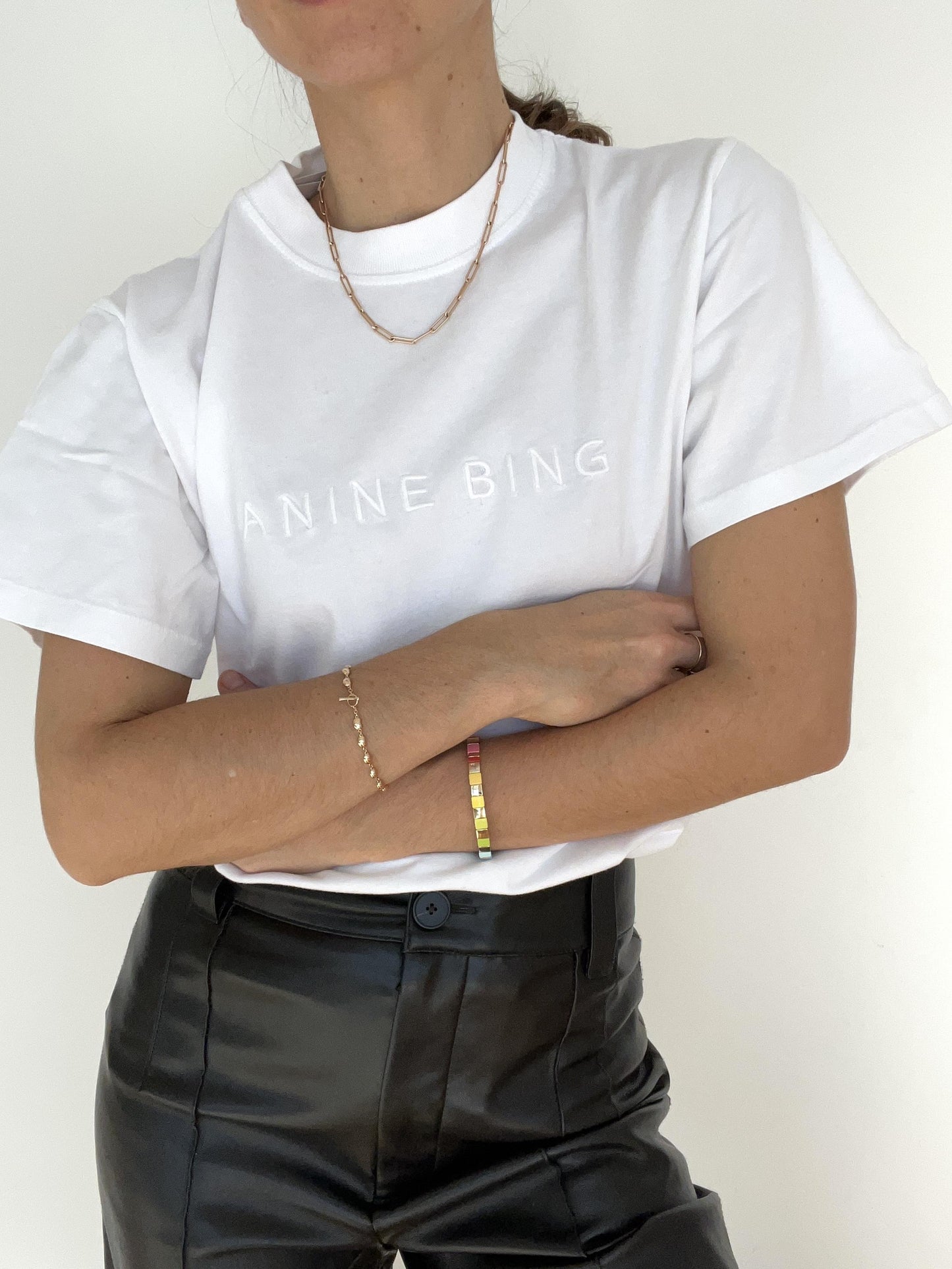 second season LILI TEE - TONAL WHITE - SIZE XS