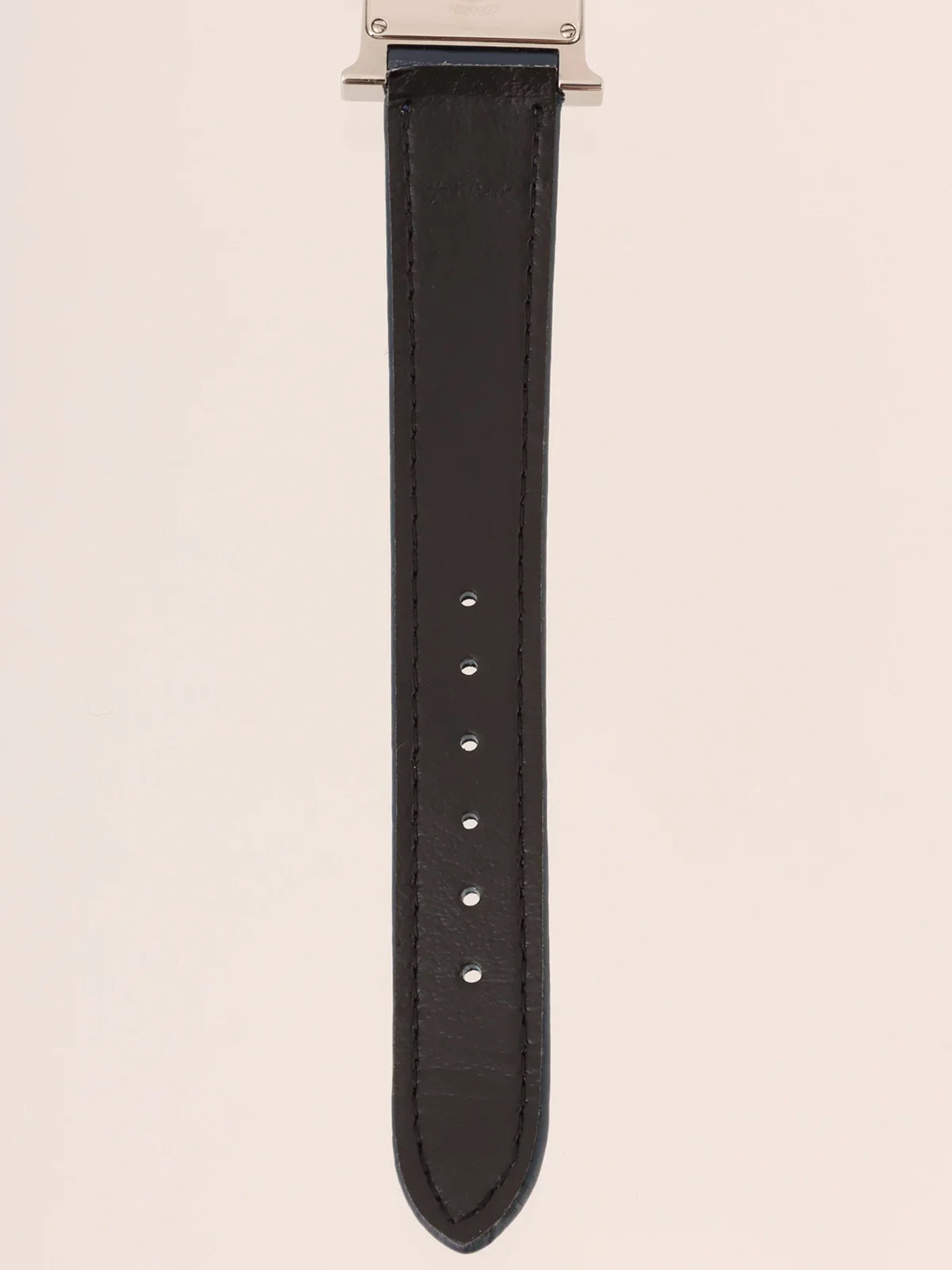 HERMES H Watch Silver/Navy/Grey