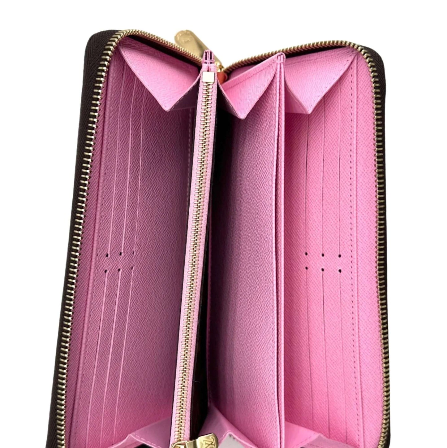 Louis Vuitton Monogram 2022 Christmas Animation Paris Zippy Wallet in Pink