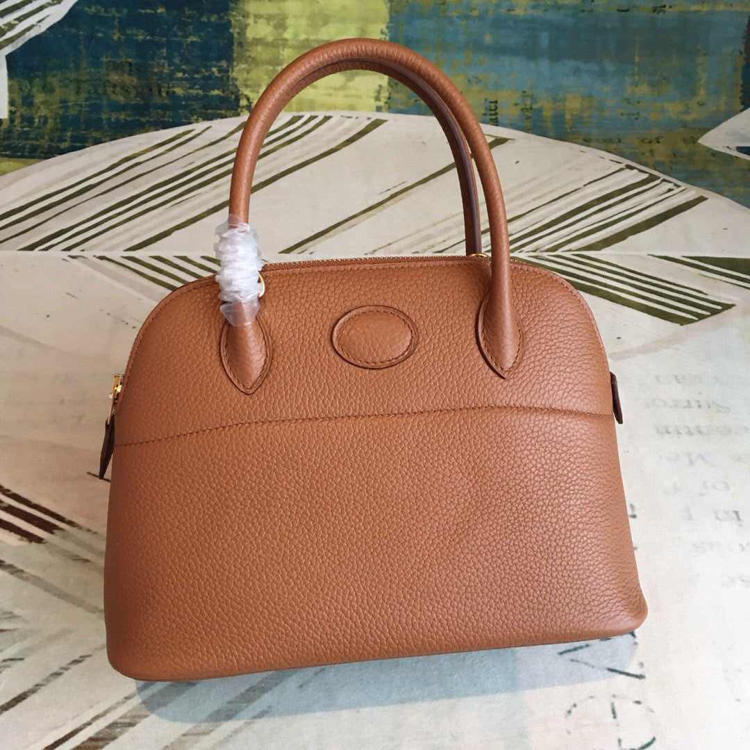 GLAMI Bolide Bag Brown For Women Silver Toned Hardware 12.6in/32cm