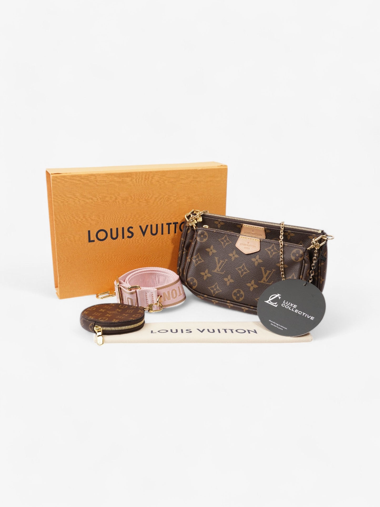Louis Vuitton Multi Pochette Accessoires Monogram / Pink Canvas