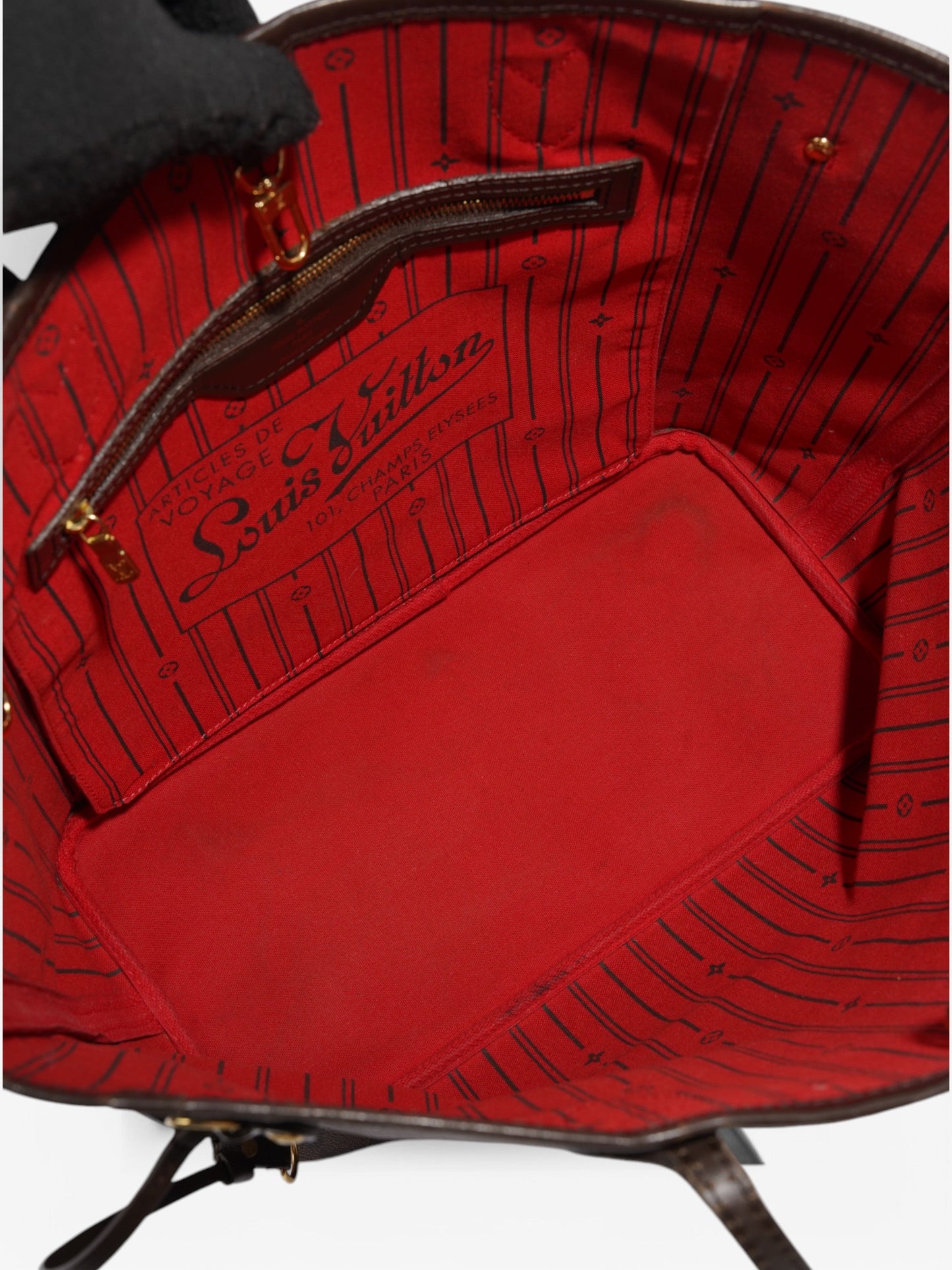 Louis Vuitton Neverfull Damier Ebene Coated Canvas MM
