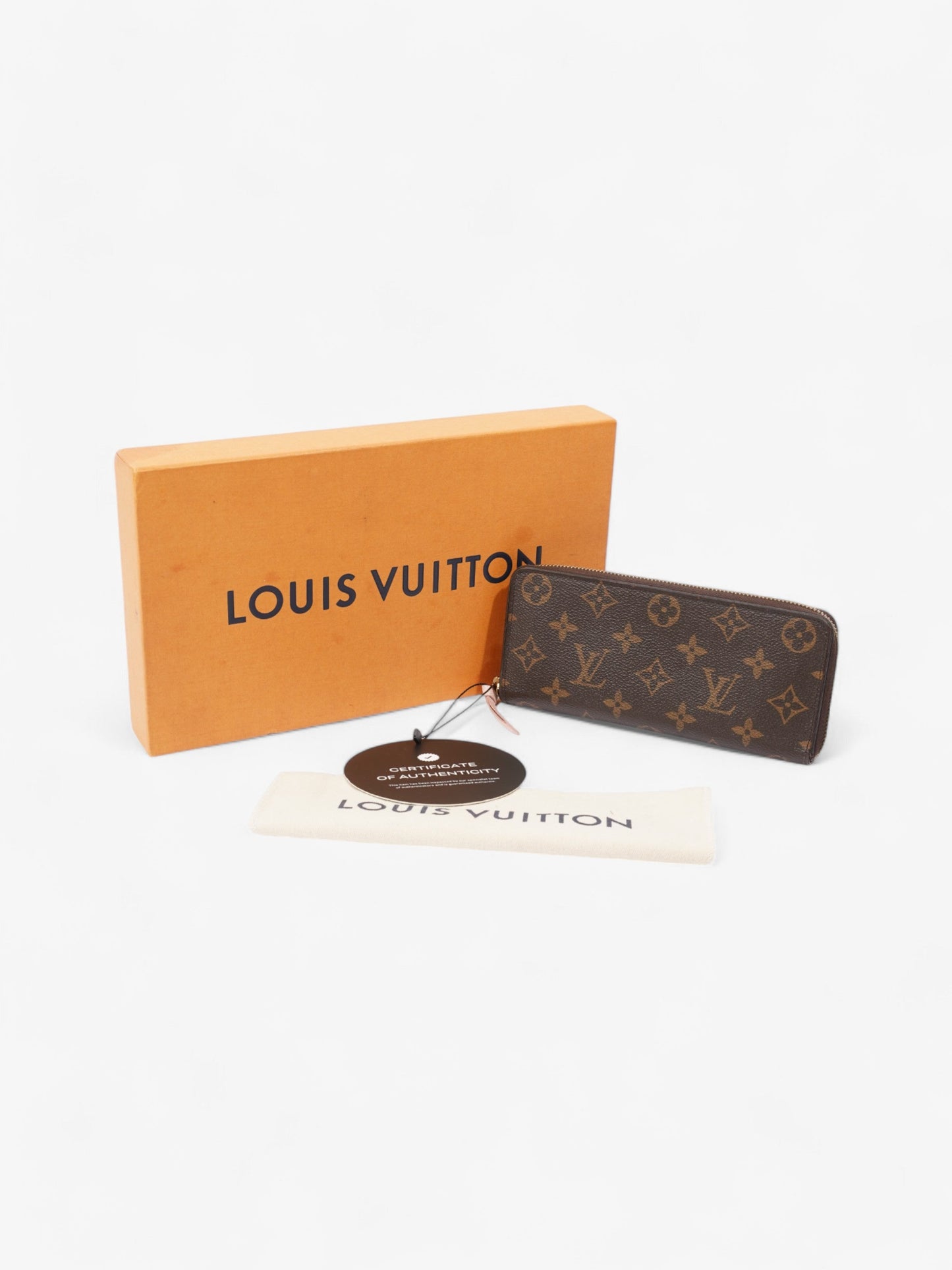 Louis Vuitton Clemence Monogram / Rose Ballerine Coated Canvas