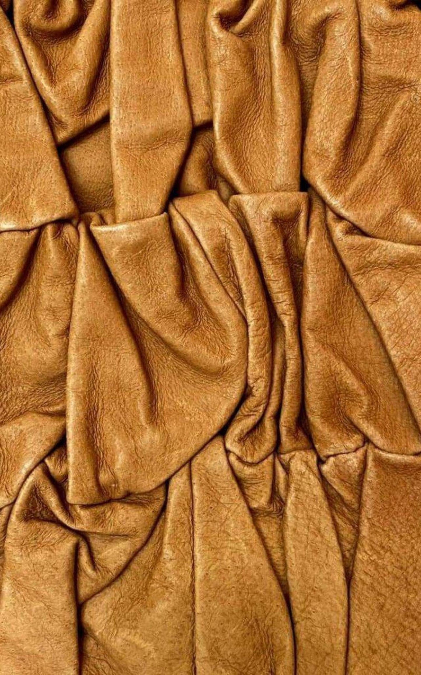 Leather Ruched Details Tote Bag