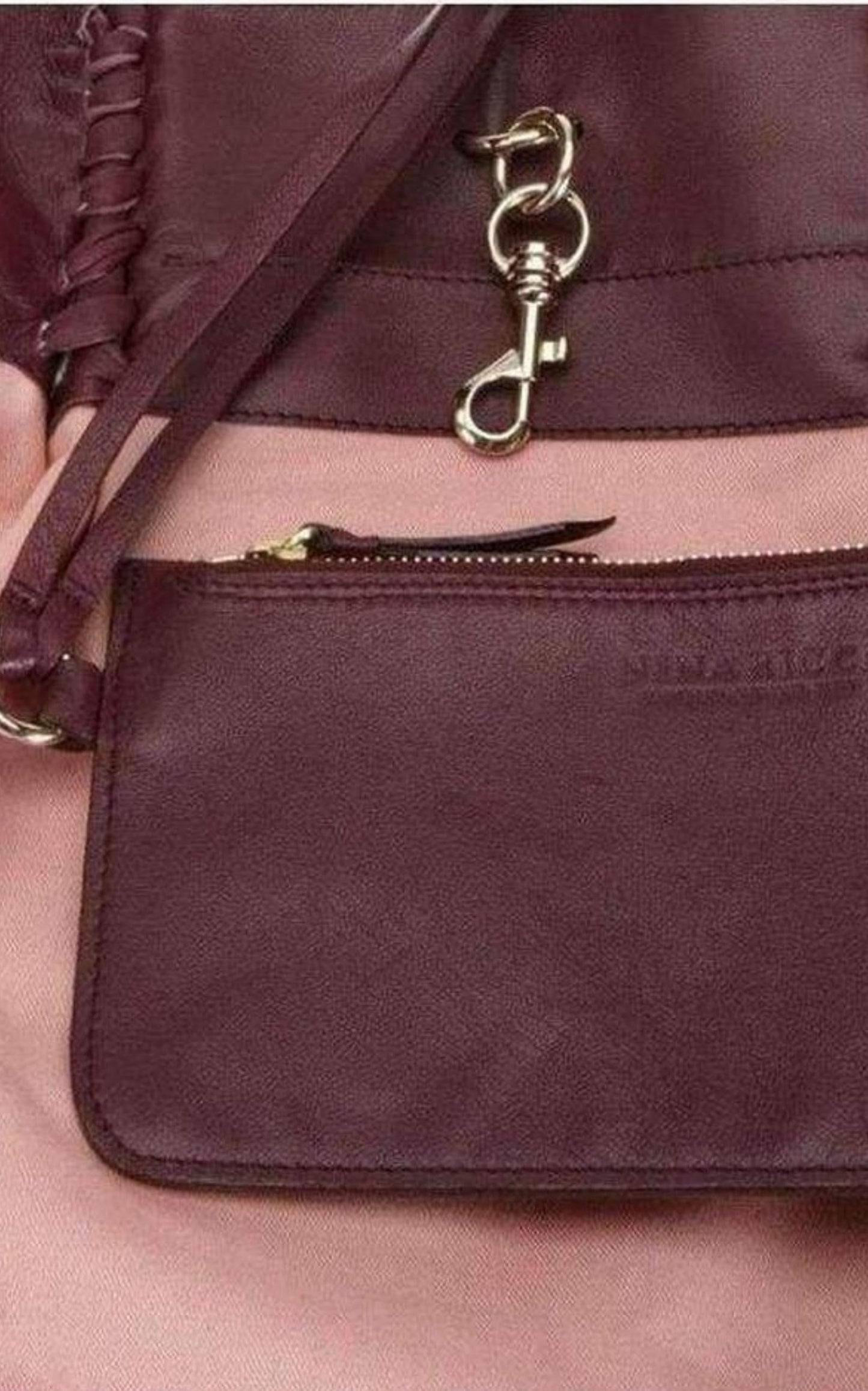 Liane Tiered Large Leather Tote Bag