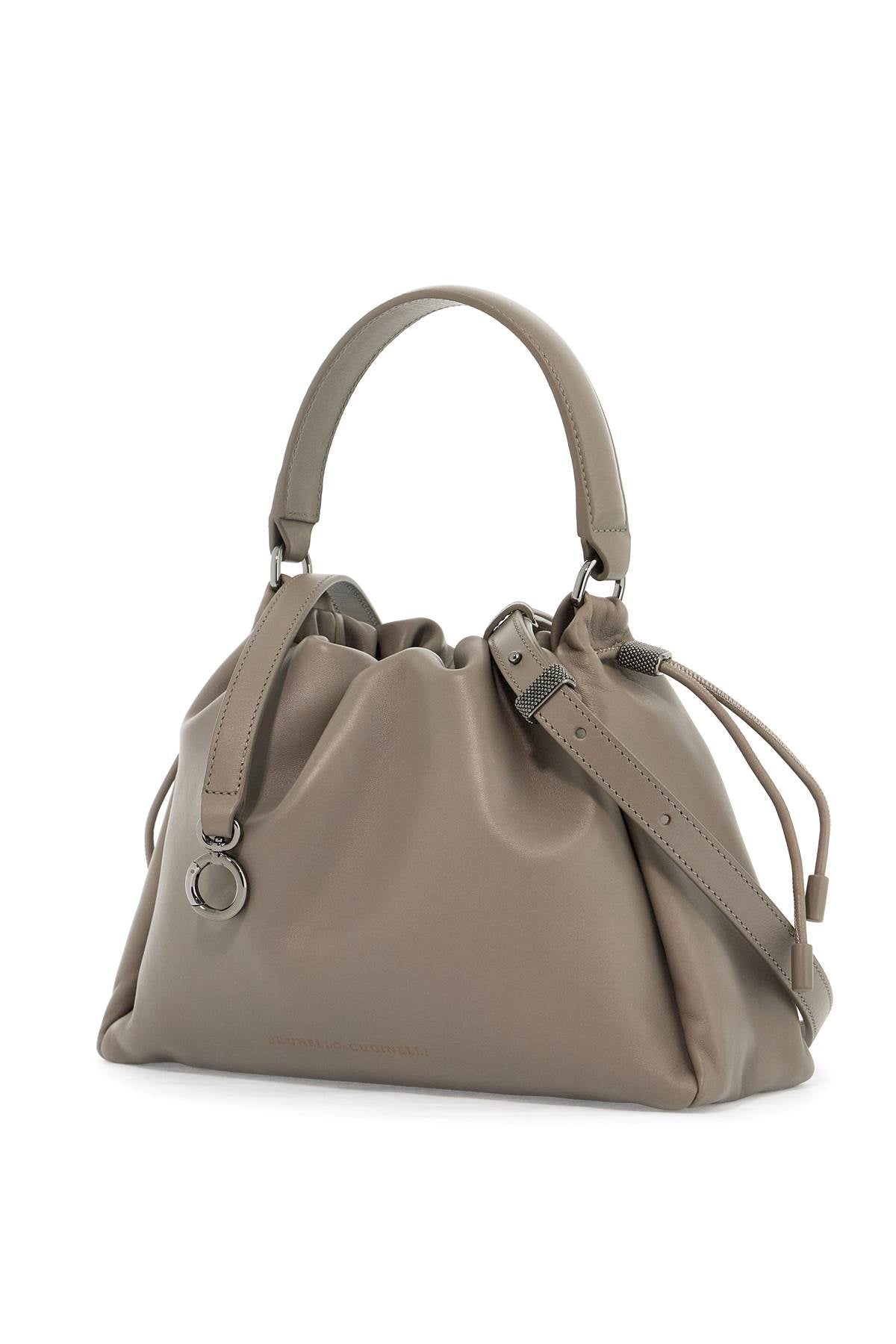 HANDBAG WITH MONILE EMBELL