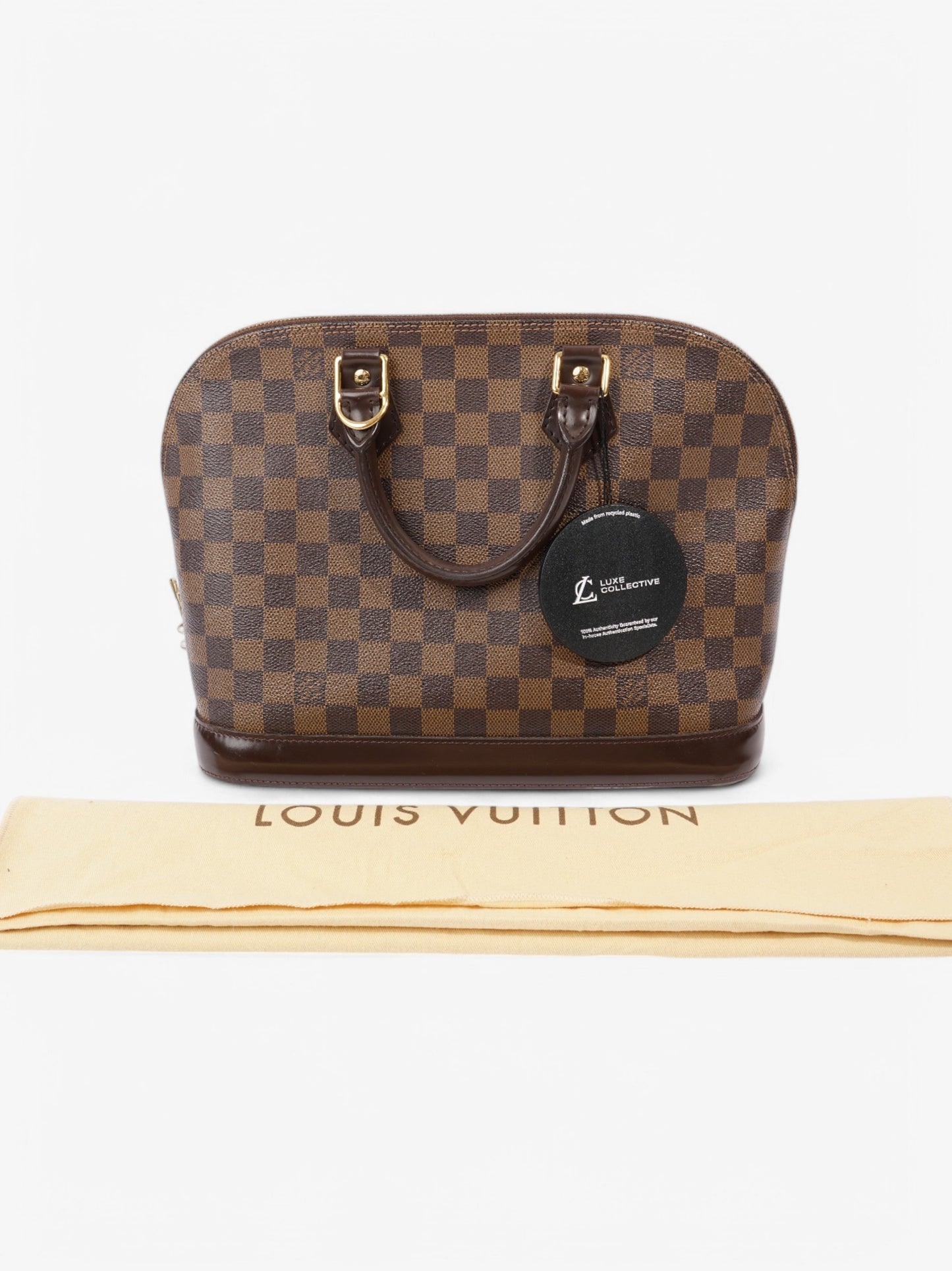 Louis Vuitton Alma Damier Ebene Coated Canvas PM