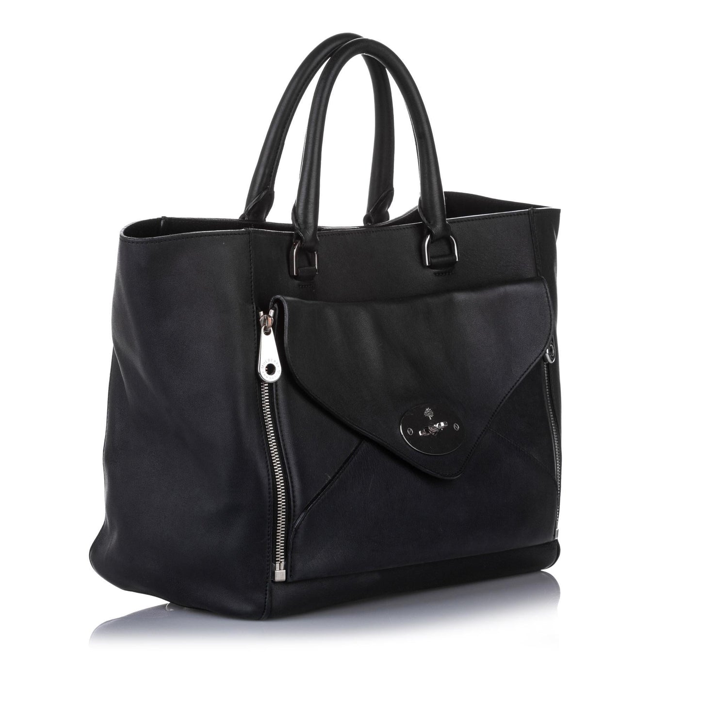 Mulberry Willow Leather Tote Bag (SHG-11030)