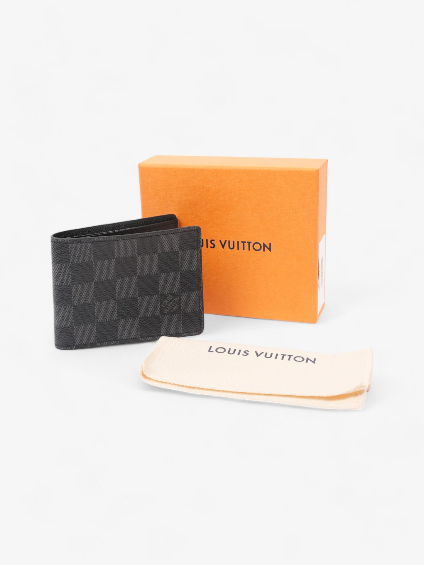 Louis Vuitton Slender Wallet Damier Graphite Coated Canvas NM