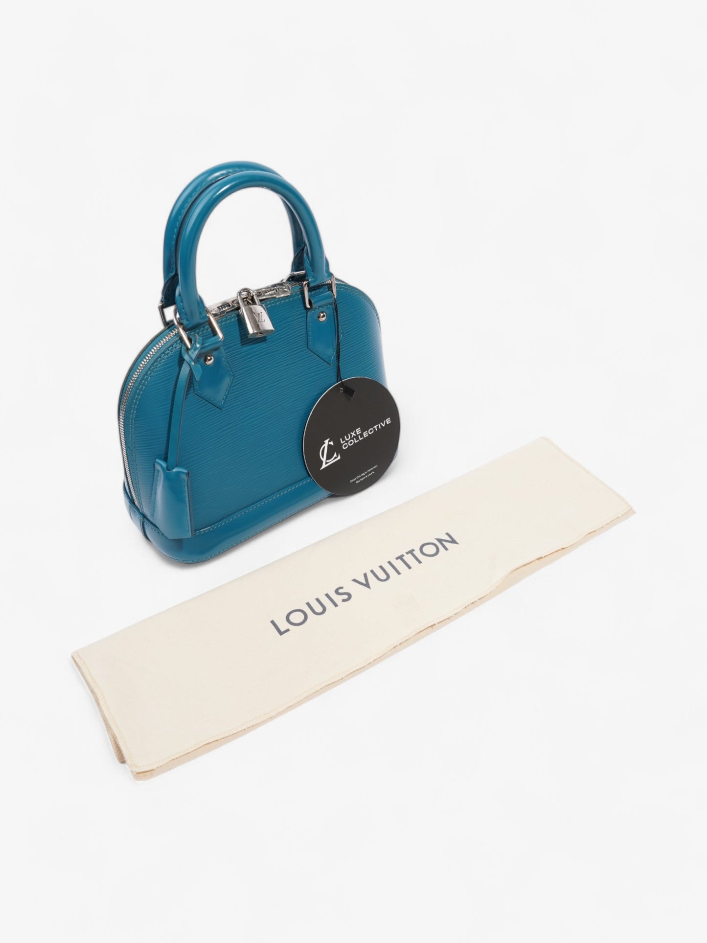 Louis Vuitton Alma Cyan Epi Leather BB
