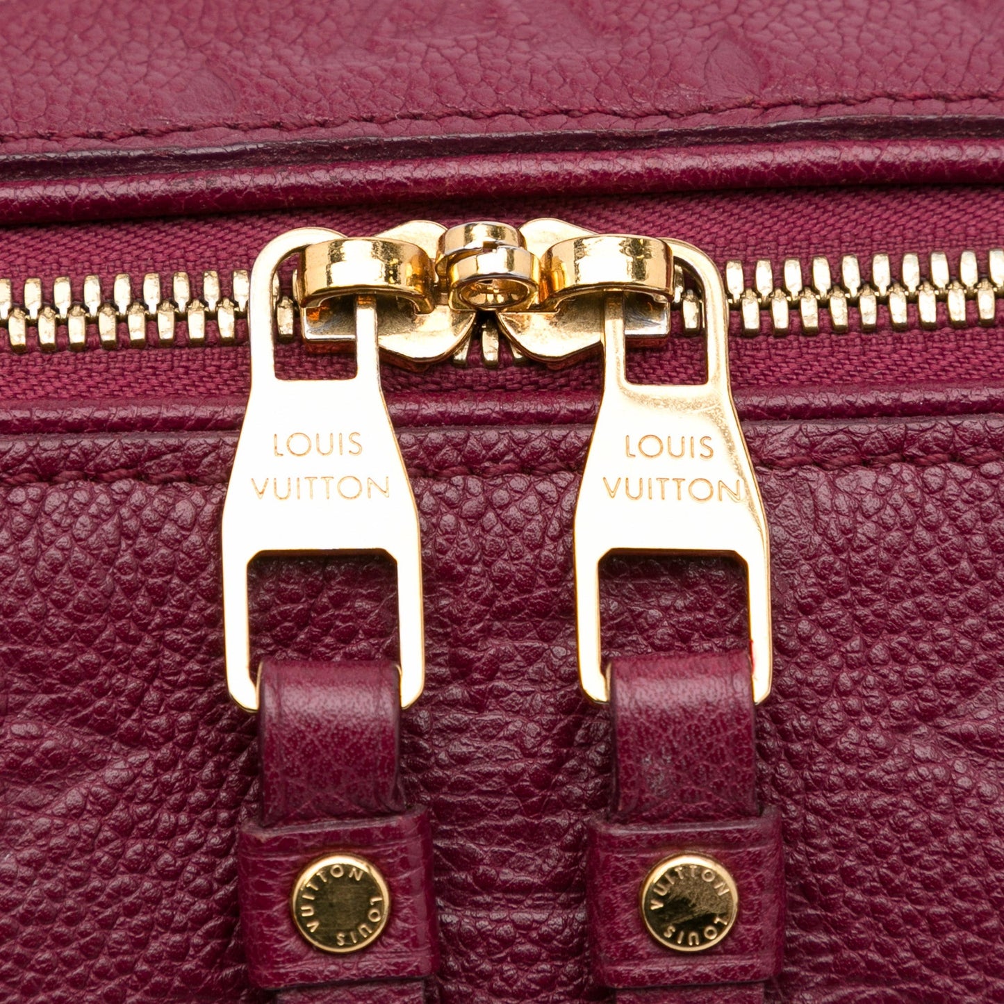 Louis Vuitton Speedy 25 Bandoulière Red Monogram Empreinte