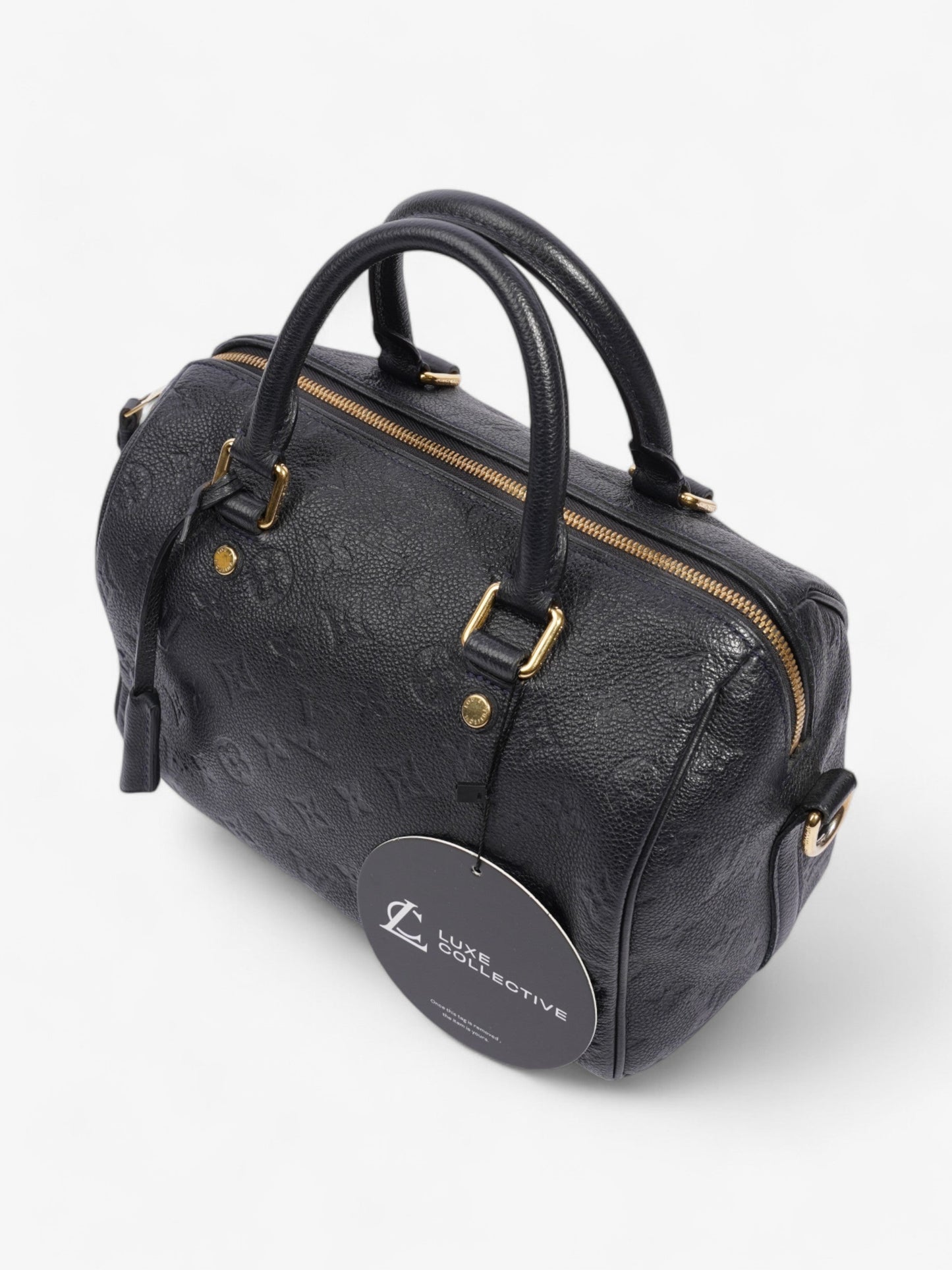Louis Vuitton Speedy Bandouli猫re Monogram Empreinte Empreinte Leather 25