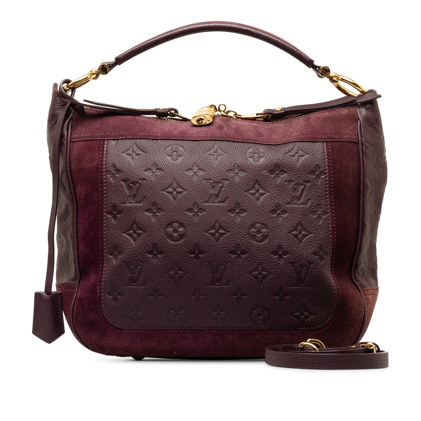Purple Louis Vuitton Monogram Empreinte Audacieuse PM Satchel