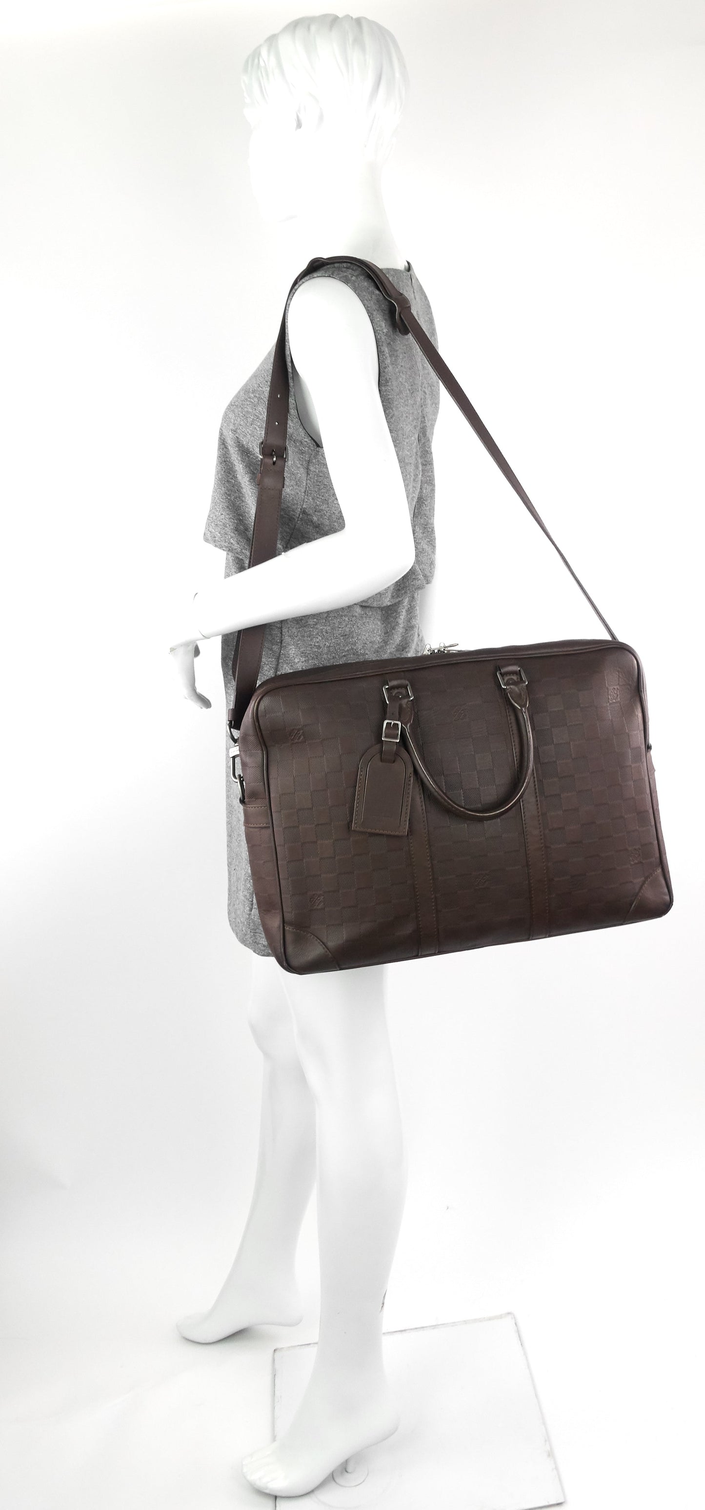 Louis Vuitto Porte-Documents Voyage GM Damier Infini Briefcase Bag