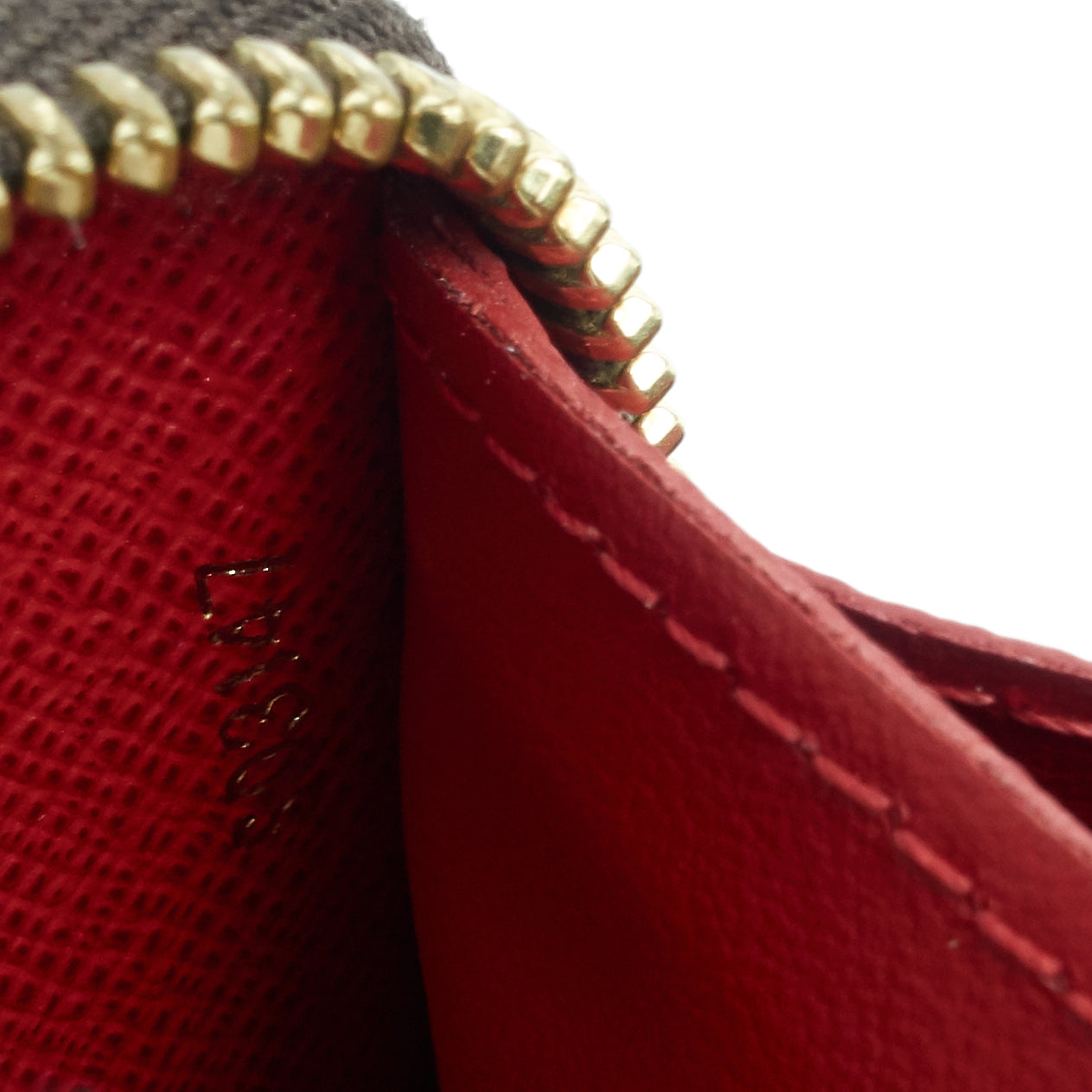 Louis Vuitto Clémence Damier Ebene Canvas Wallet