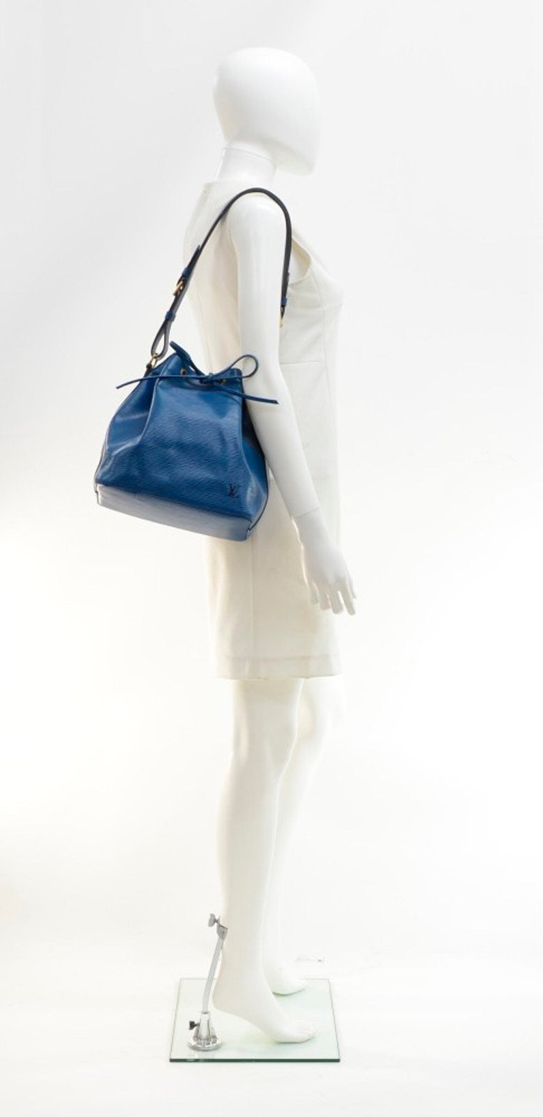 Louis Vuitto Petit Noe Blue Epi Leather Bag