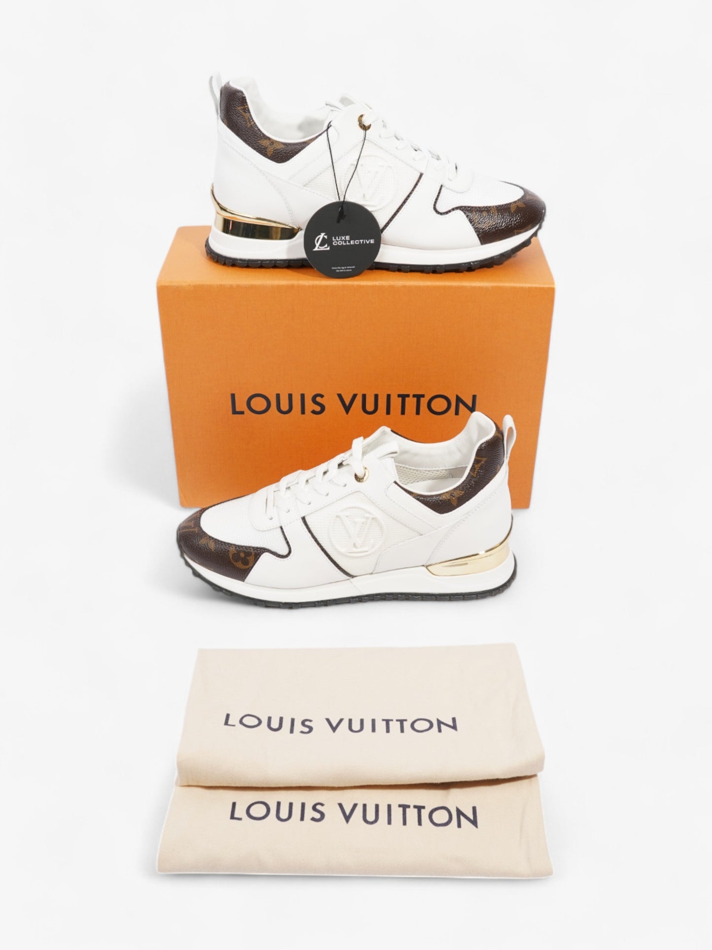 Louis Vuitton Run Away White / Monogram Mesh EU 38 UK 5