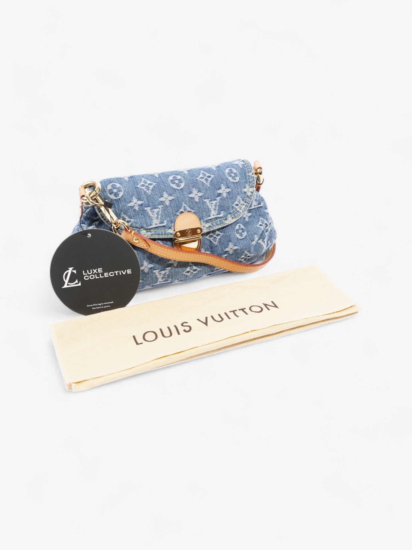 Louis Vuitton Pleaty Blue Denim