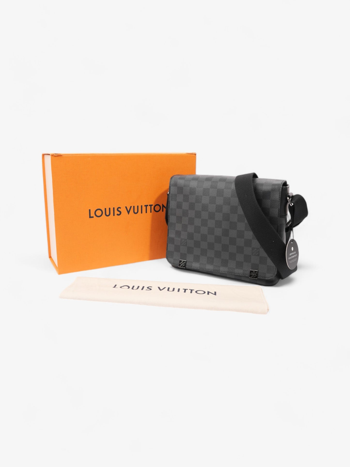 Louis Vuitton District Messenger Damier Graphite Coated Canvas PM