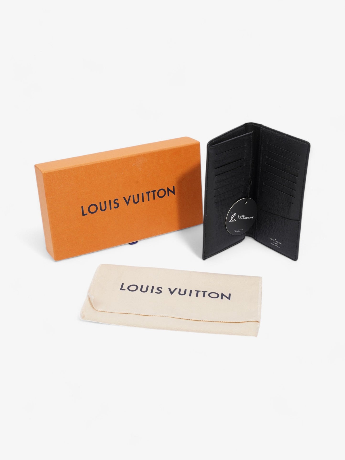 Louis Vuitton Brazza Wallet Monogram Eclipse Coated Canvas