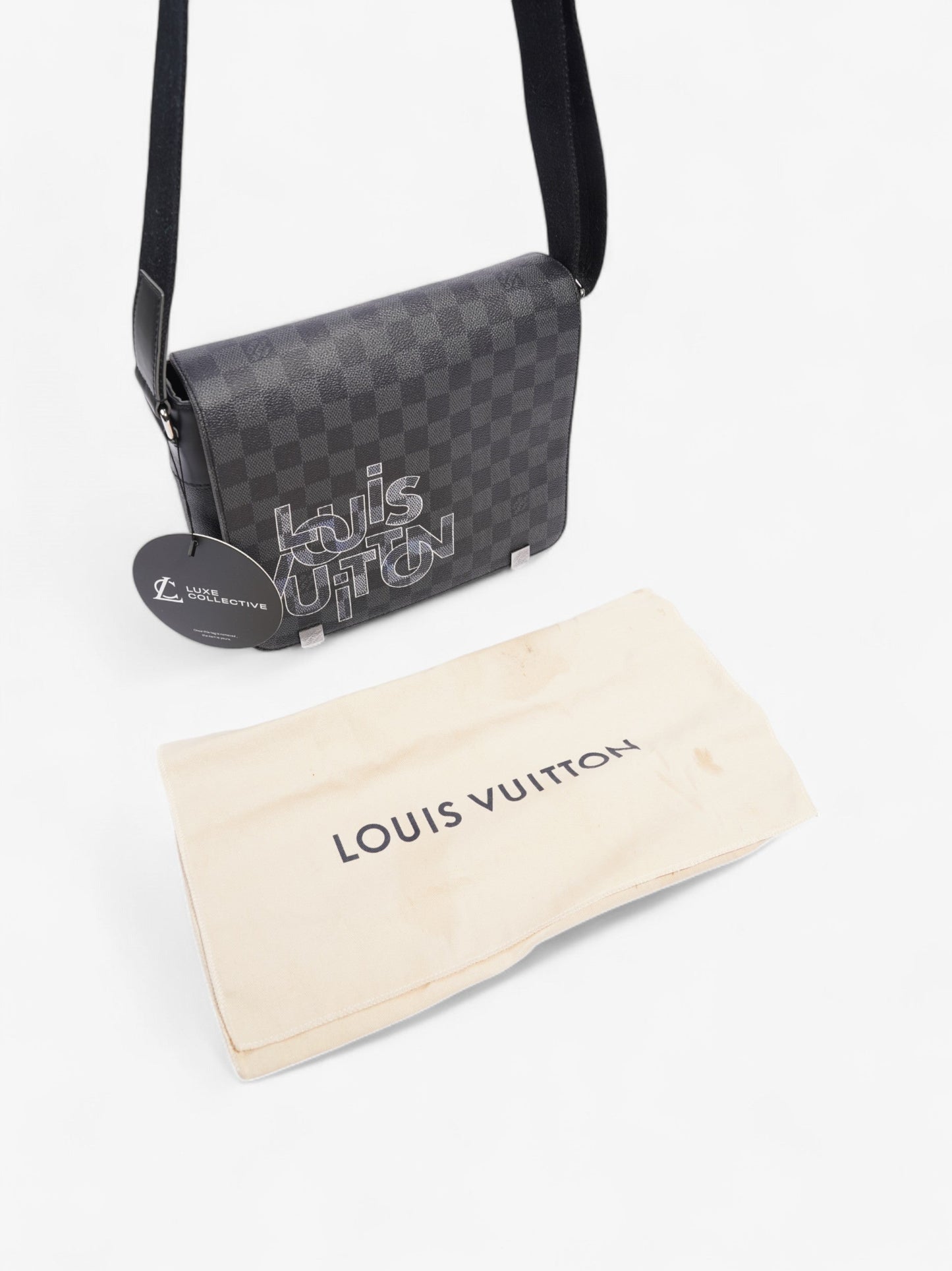 Louis Vuitton District Messenger Damier Graphite Coated Canvas PM