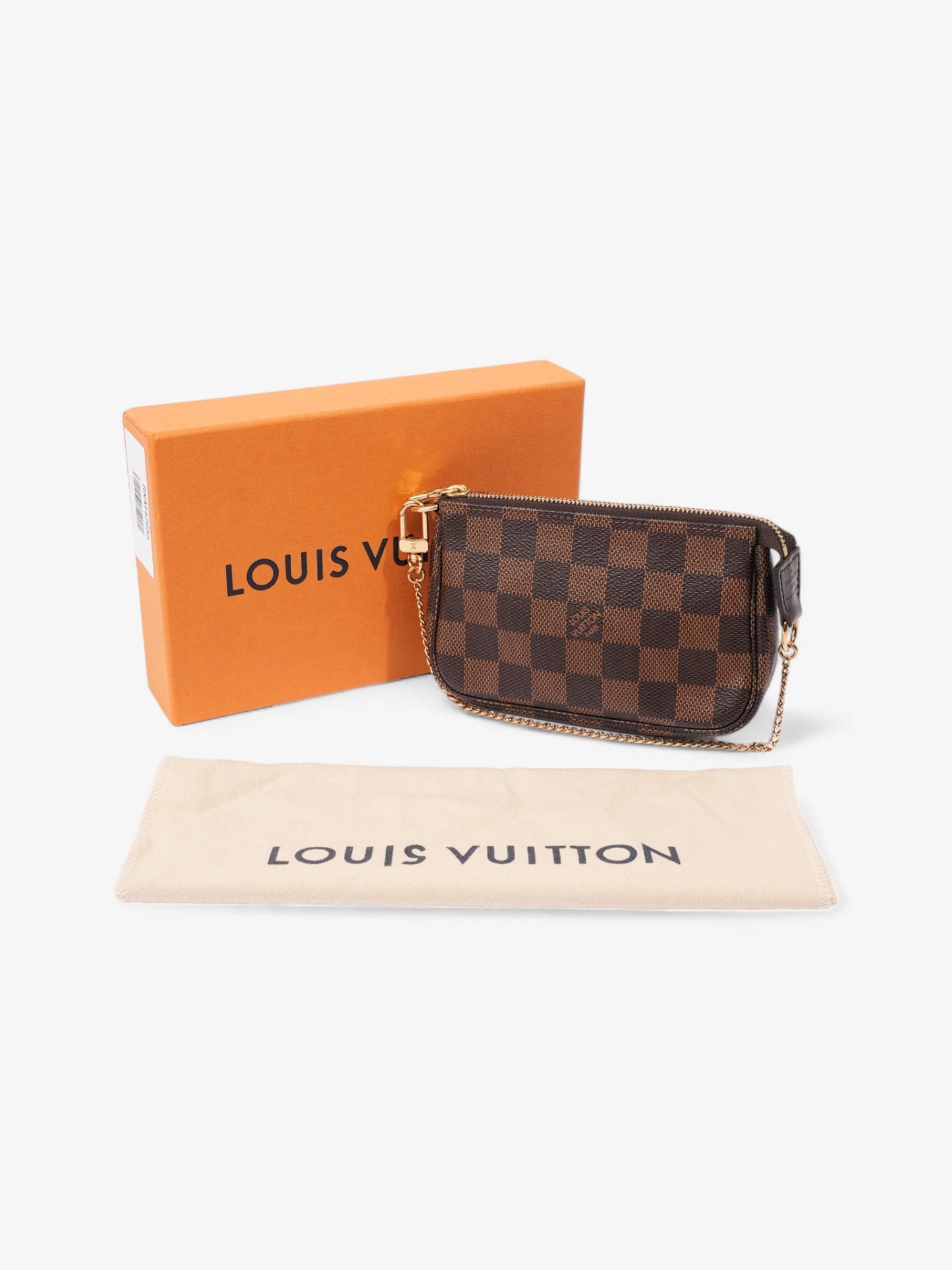 Louis Vuitton Mini Pochette Accessoires Damier Ebene Coated Canvas