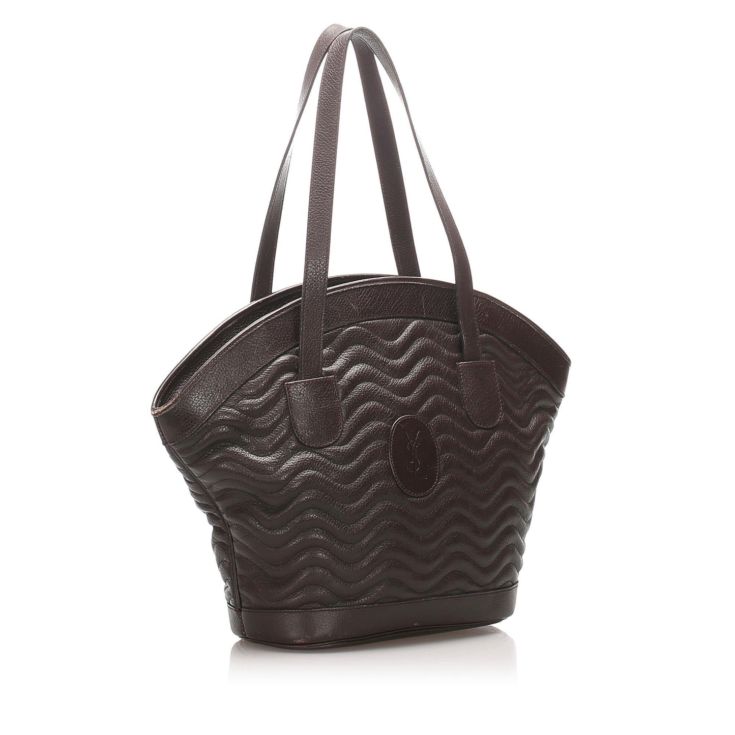 Saint Laurent Quilted Leather Tote (SHG-12204)