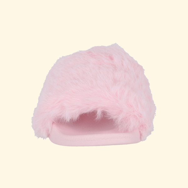 Versace Jeans Shelly Faux Fur Slides, Brand New