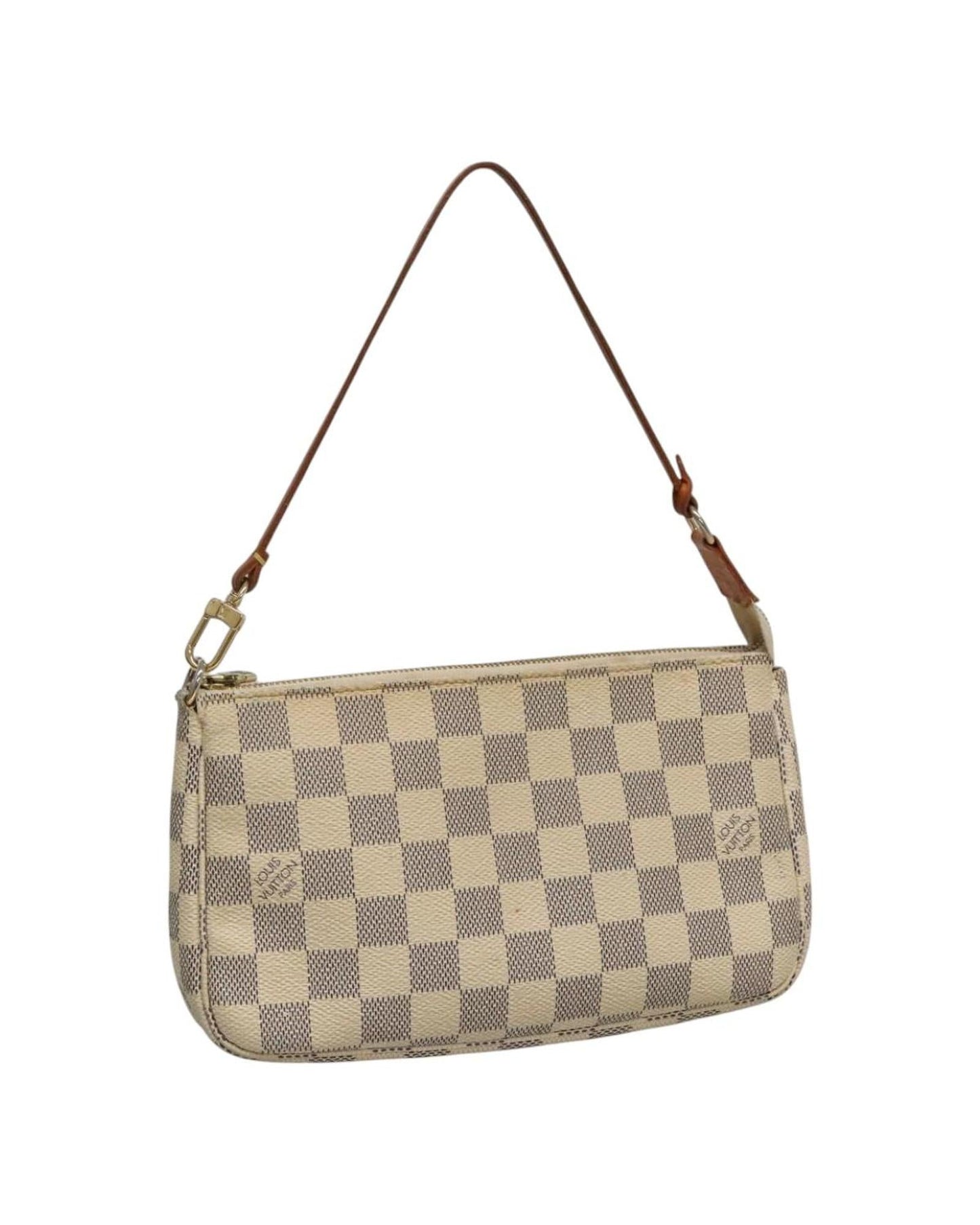Canvas Pochette Accessoire with Adjustable Strap