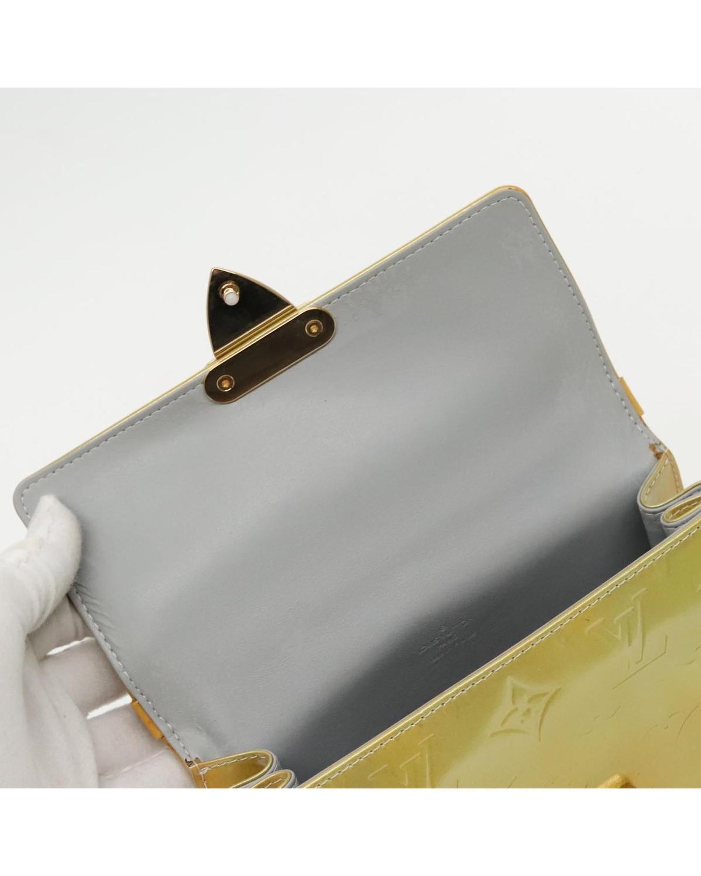 Monogram Vernis Patent Leather Hand Bag with Key Compartment