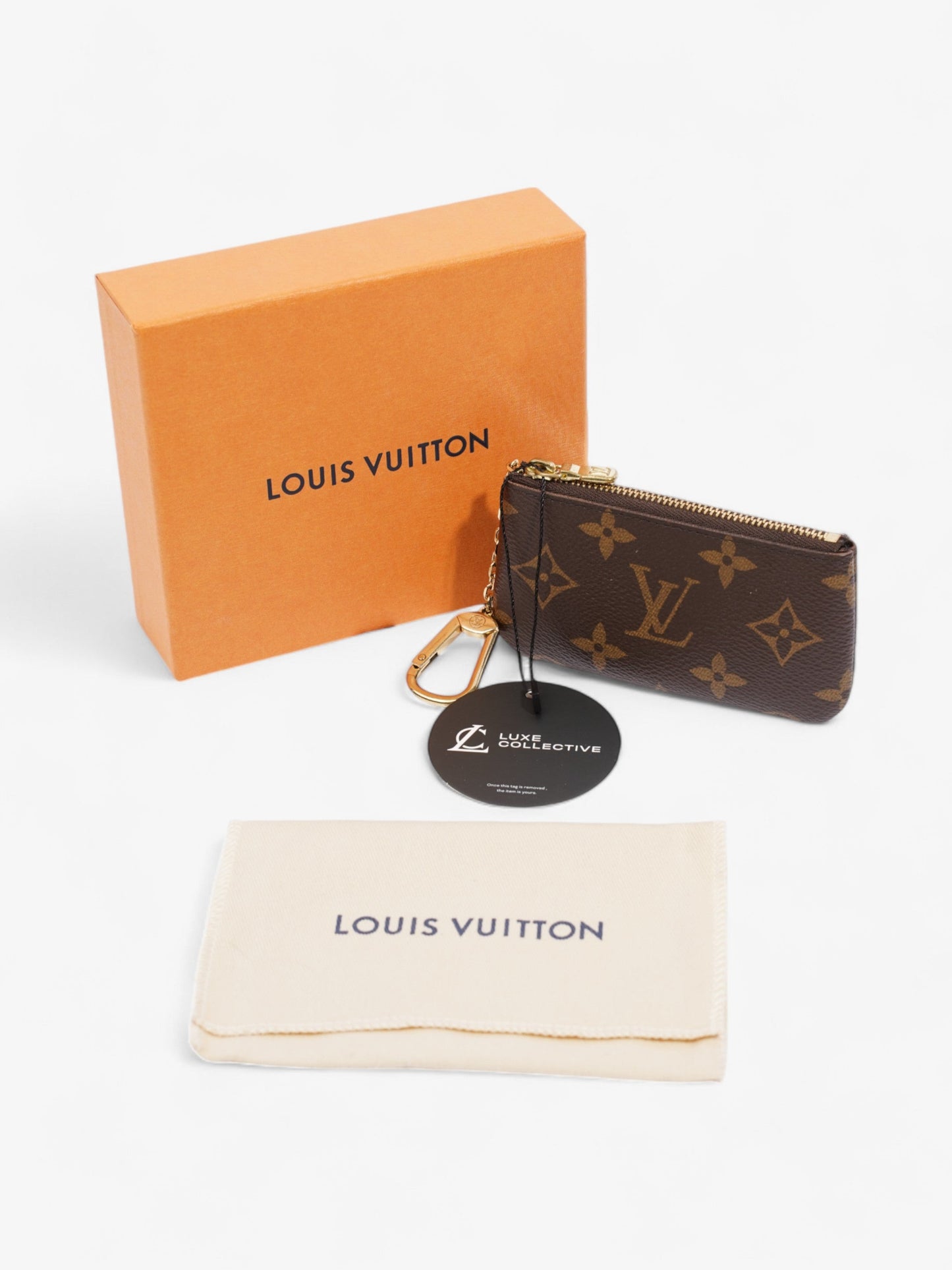 Louis Vuitton Pochette Cles Coin Purse Monogram Coated Canvas