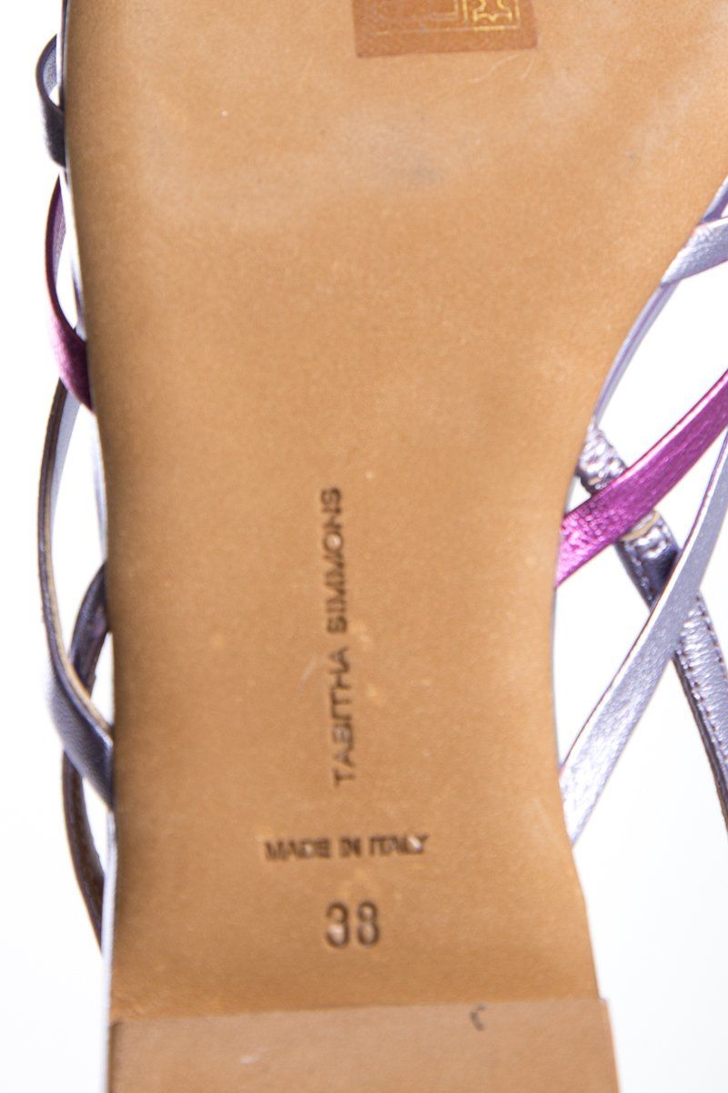 Tabitha Simmons Lavender Sandals SZ 38