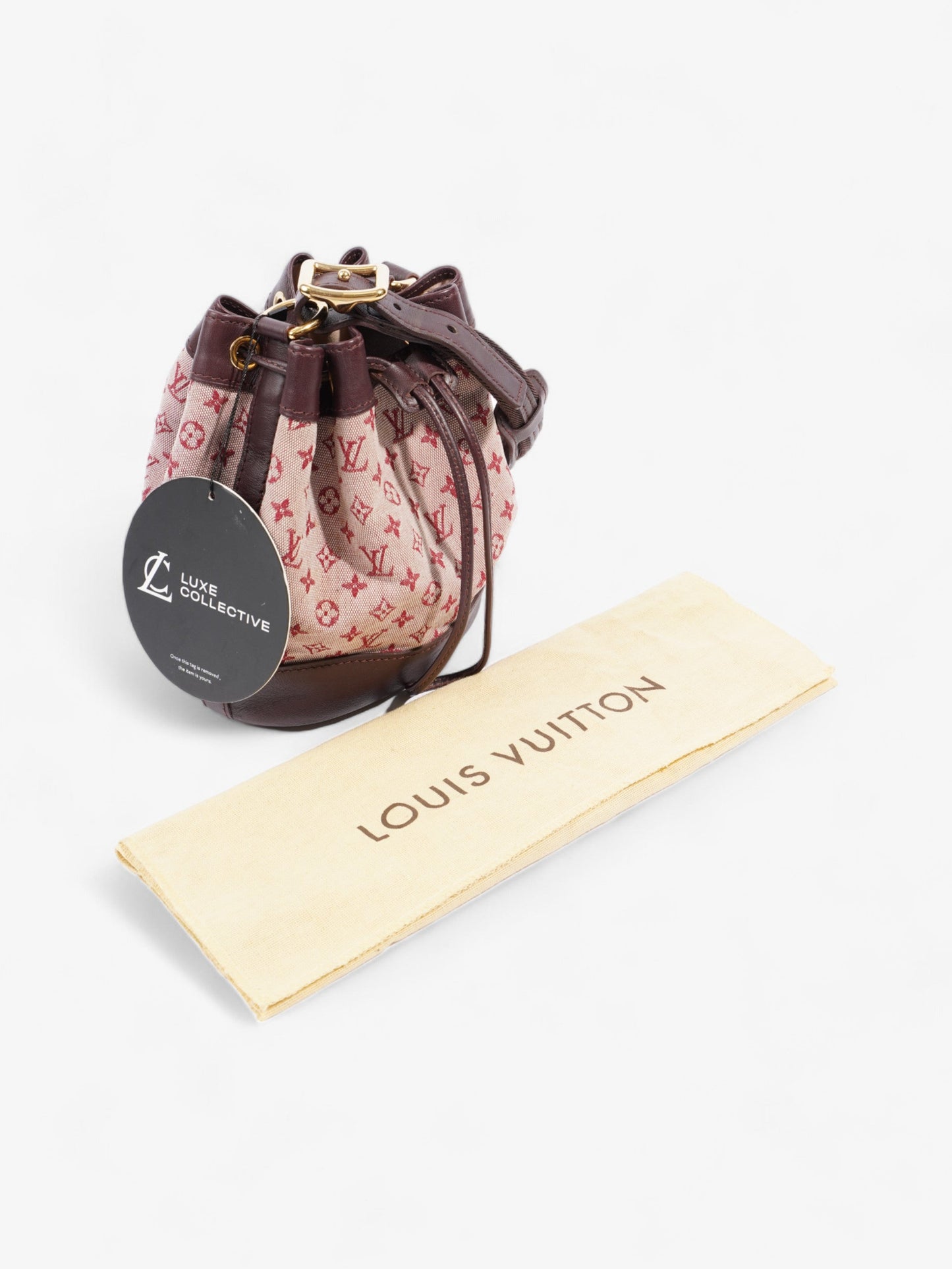 Louis Vuitton Lin Noelie Bag Cherry Monogram Canvas Mini