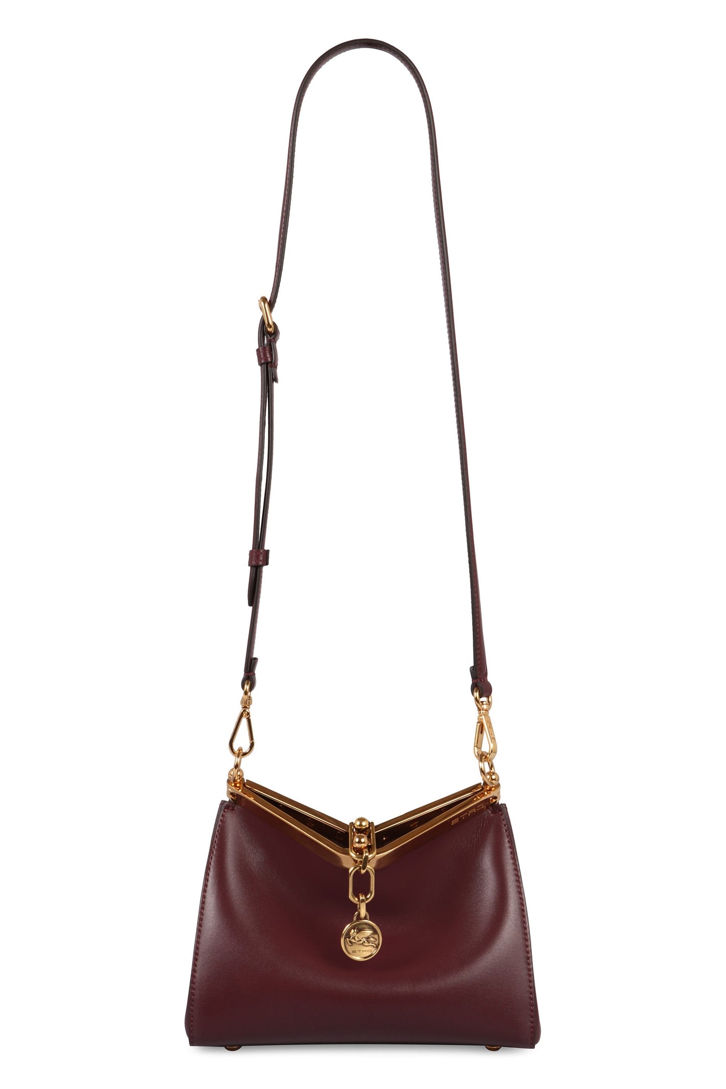 GARNET SAIL BAG WITH GOLDEN CLOSURE