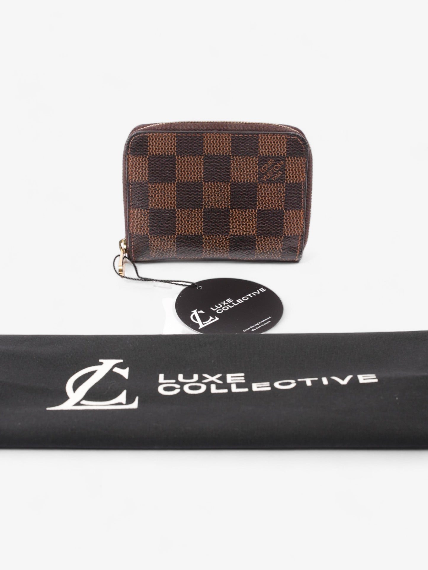 Louis Vuitton Zippy Wallet Damier Ebene Coated Canvas