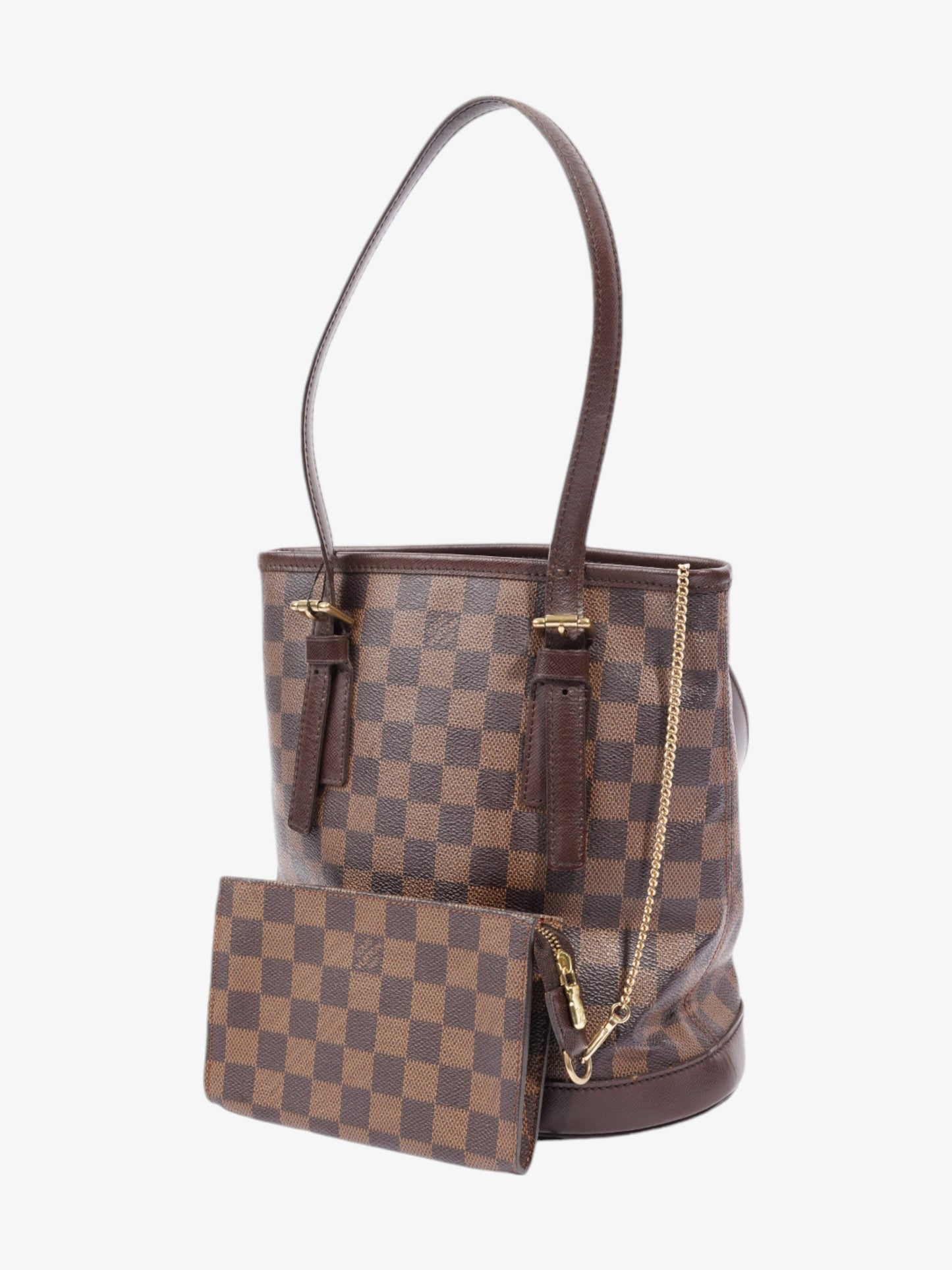 Louis Vuitton Malle聽 Damier Ebene Coated Canvas