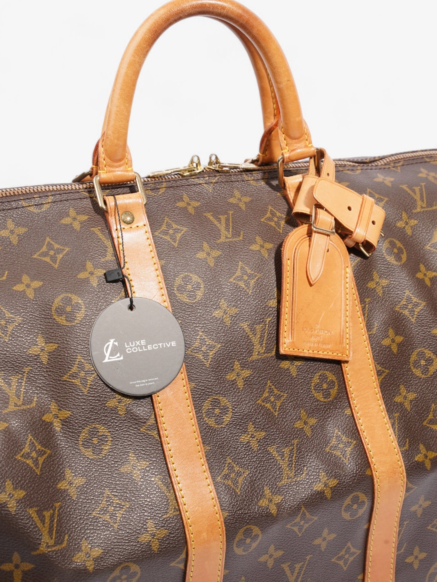 Louis Vuitton Keepall Bandouliere Monogram Coated Canvas 55