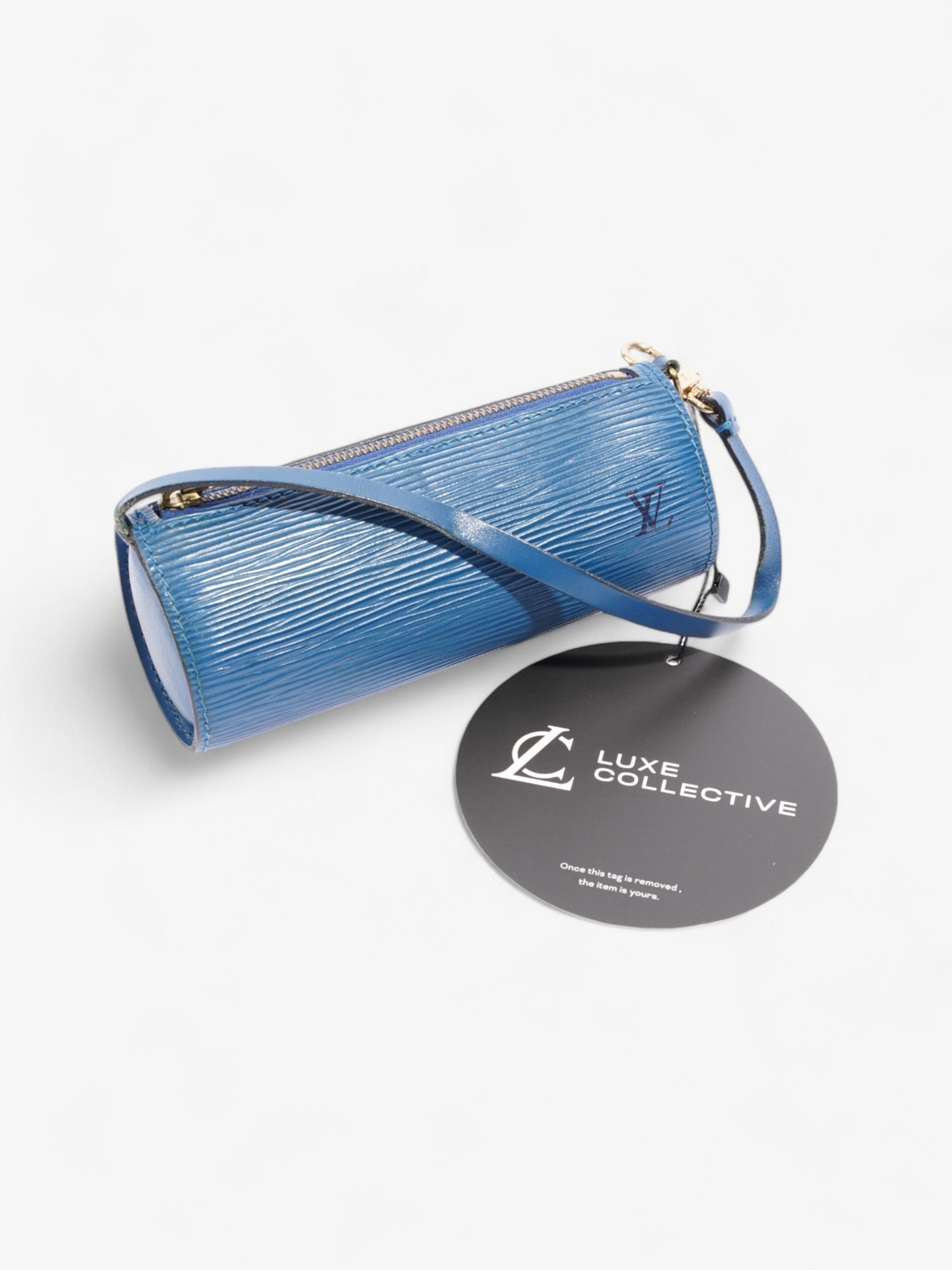 Louis Vuitton Soufflot Blue Epi Leather