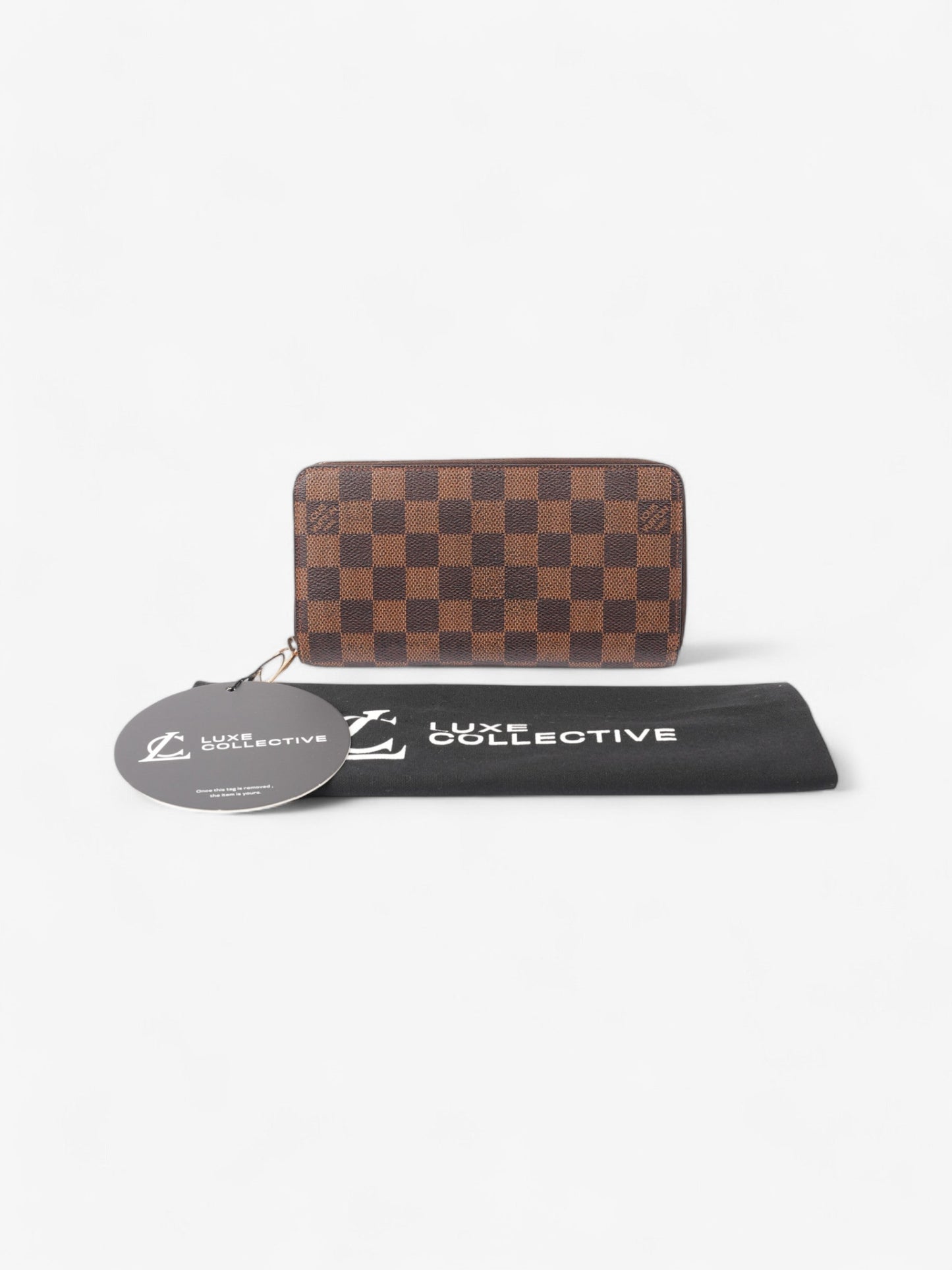 Louis Vuitton Zippy Wallet Damier Ebene Coated Canvas