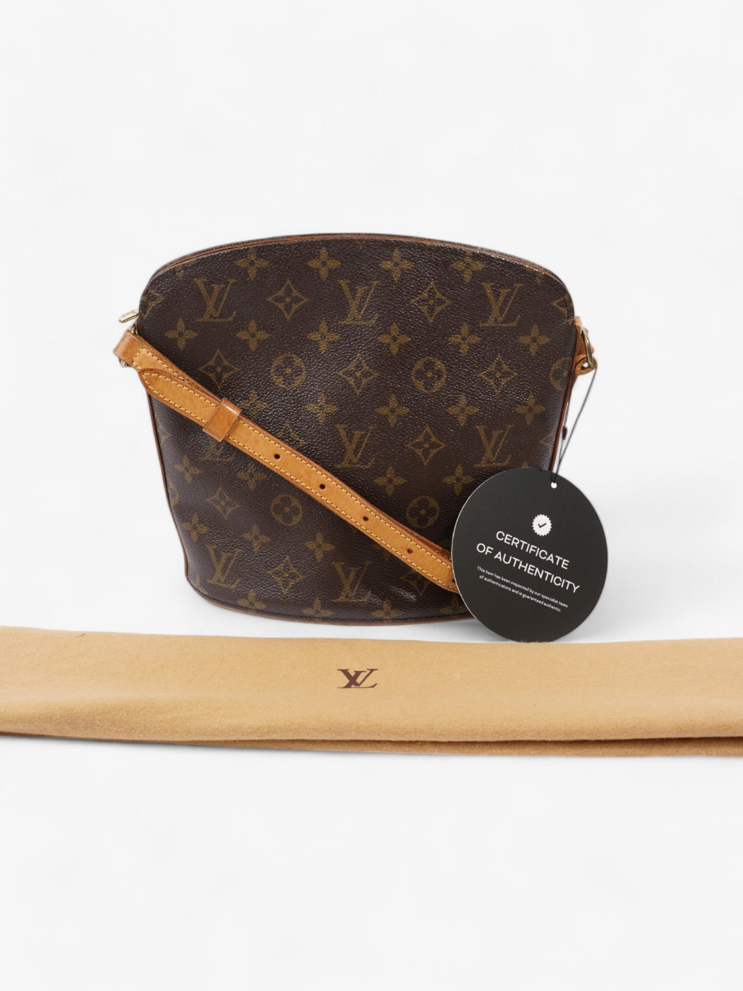 Louis Vuitton Drouot Monogram Coated Canvas