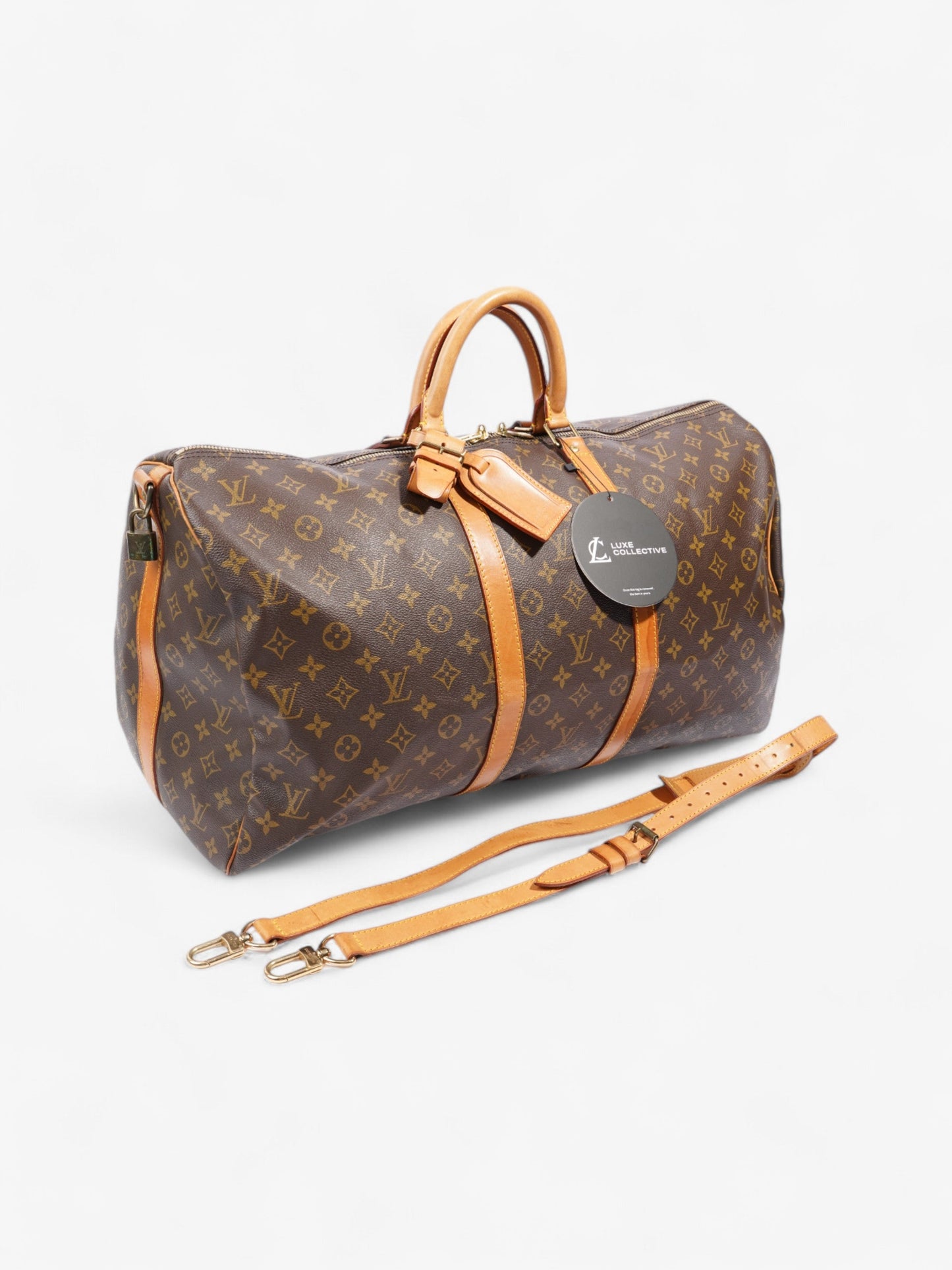 Louis Vuitton Keepall Bandouliere Monogram Coated Canvas 55