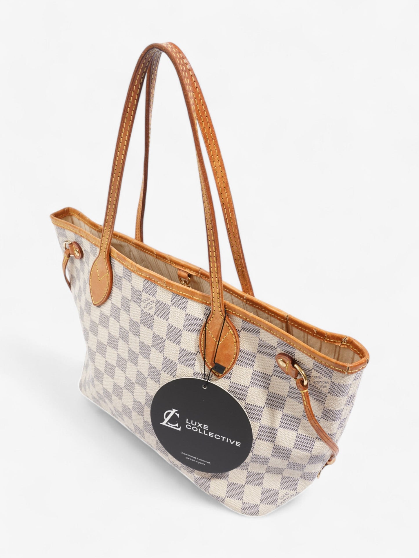 Louis Vuitton Neverfull Damier Azur Coated Canvas PM